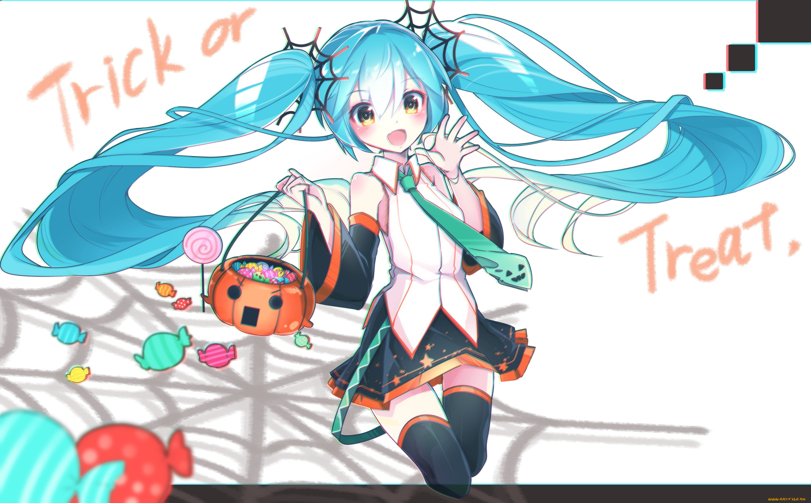аниме, vocaloid, hatsune, miku