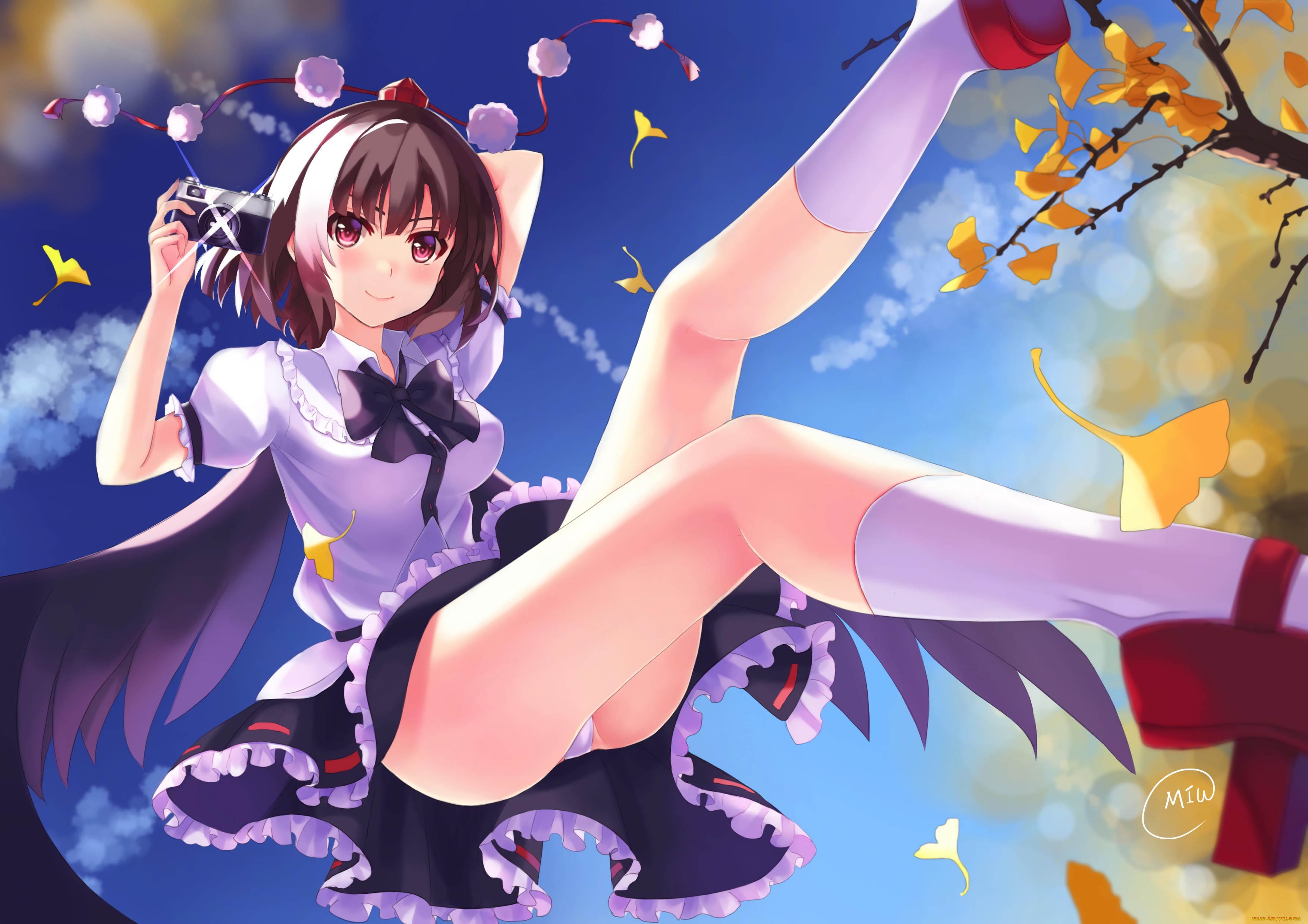 аниме, touhou, shameimaru, aya