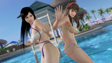 Картинка 3д+графика люди+ people девушки взгляд фон