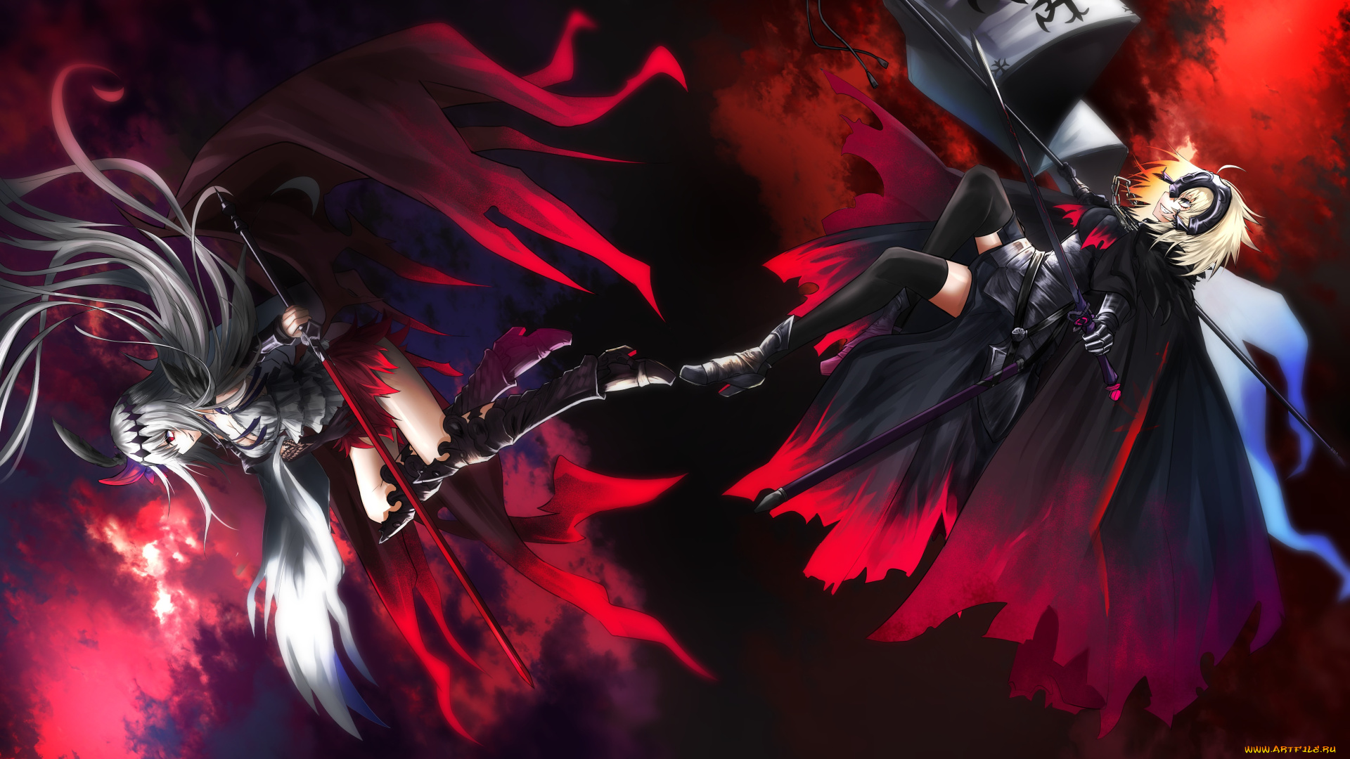 аниме, fate, stay, night, jeanne, alter