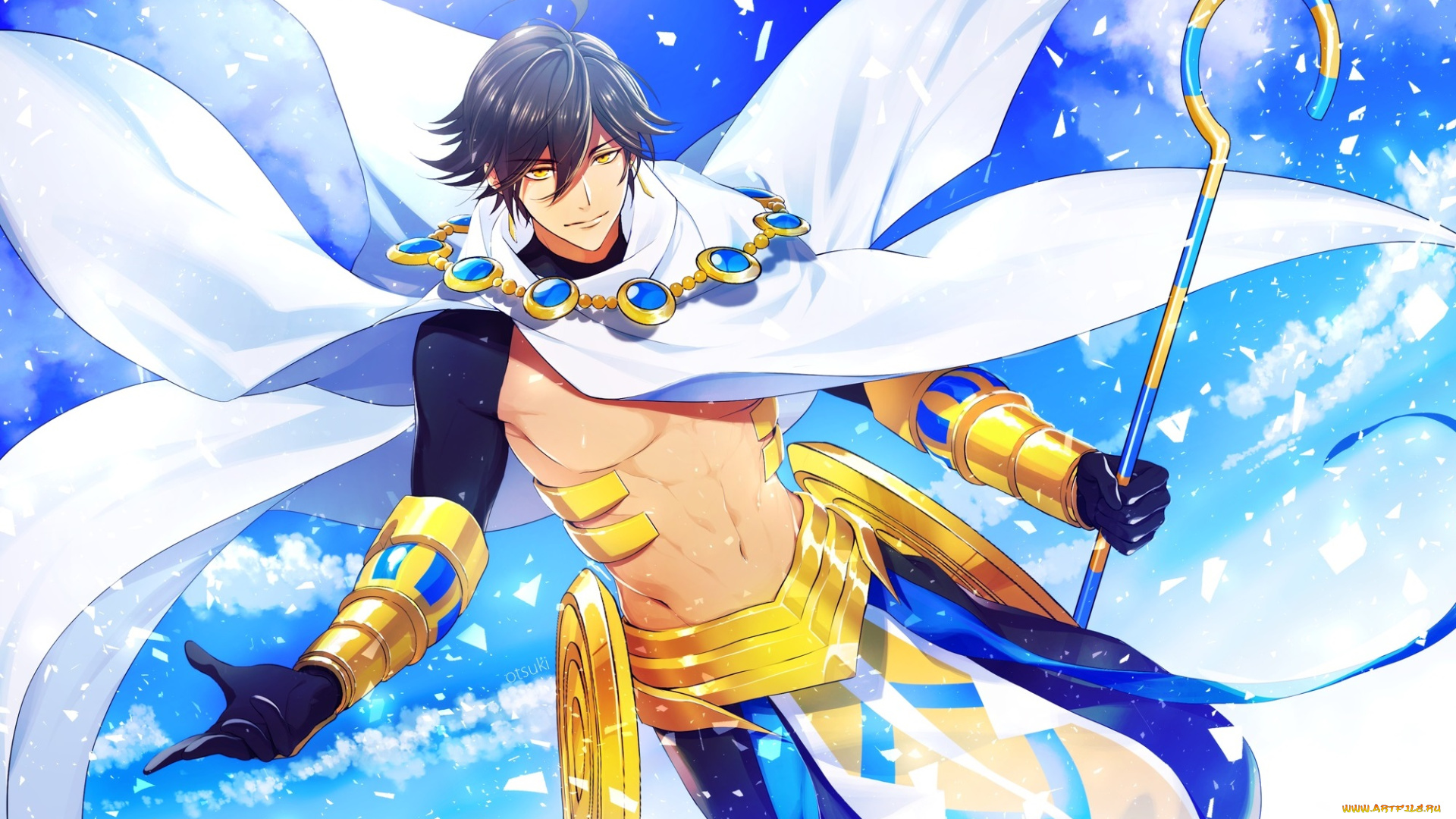 аниме, fate, stay, night, парень