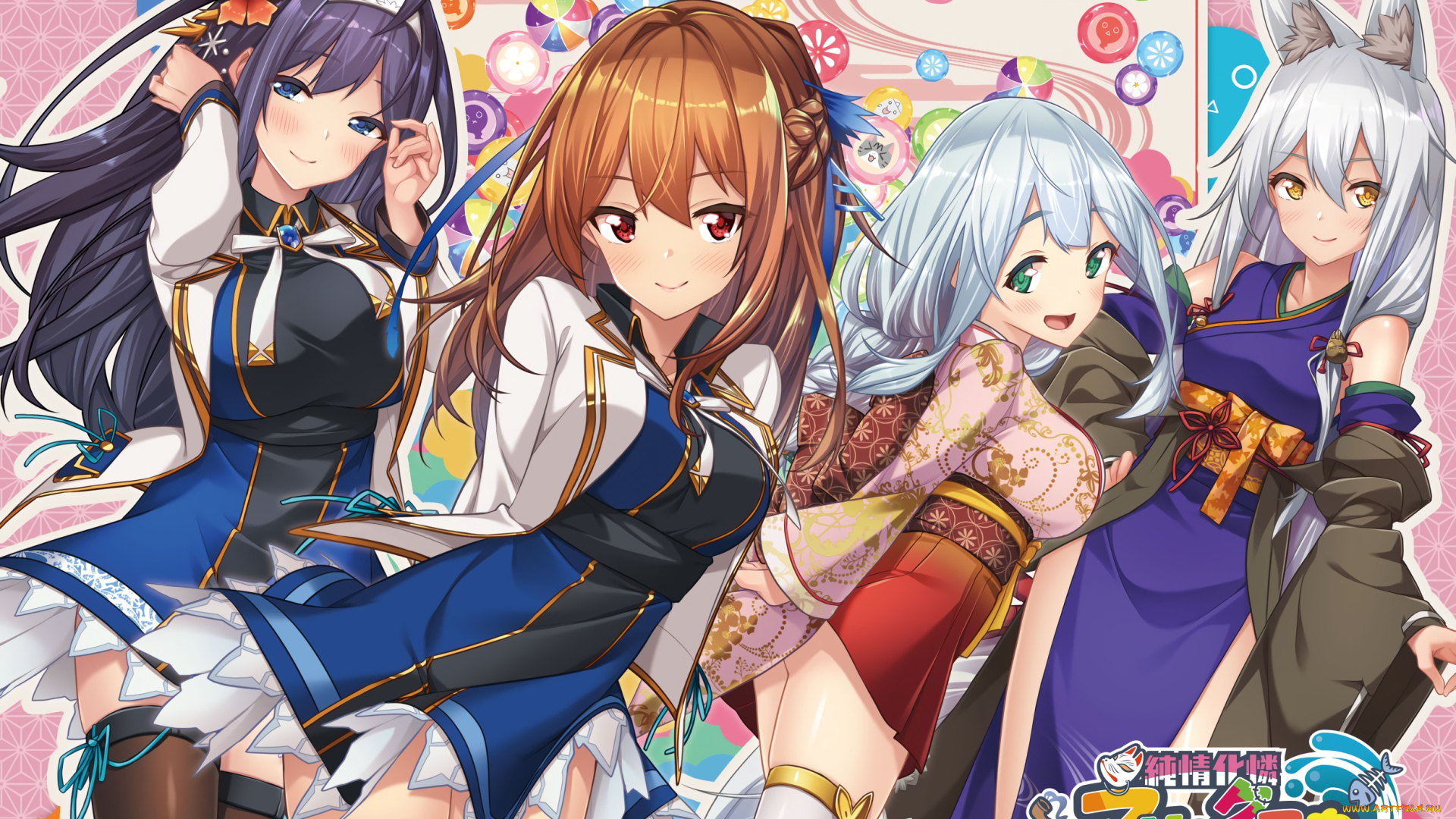 аниме, junjou, karen, freaks, junjou, karen, freaks