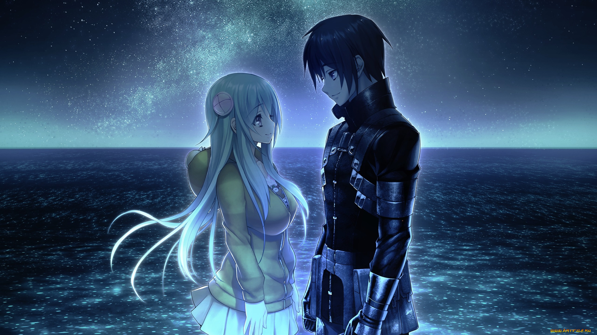 аниме, tokyo, necro, двое