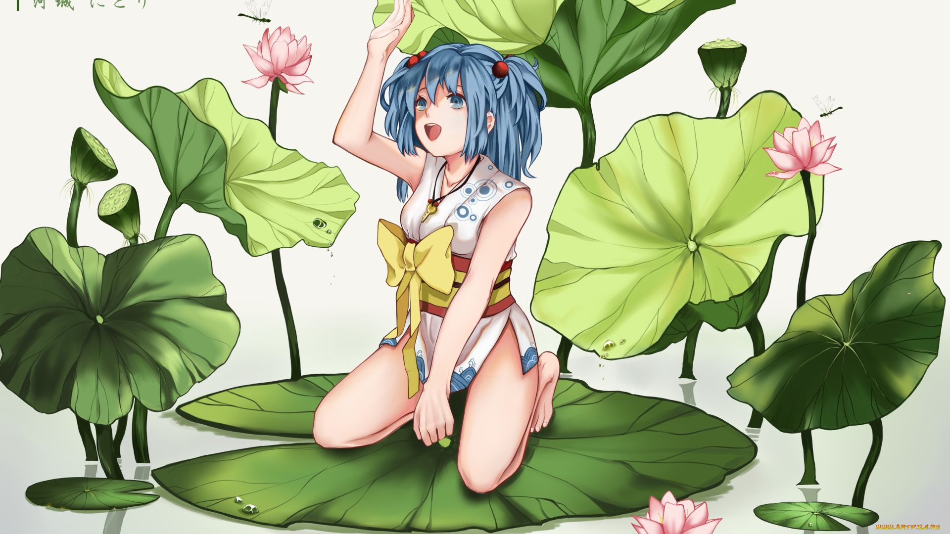 аниме, touhou, девушка