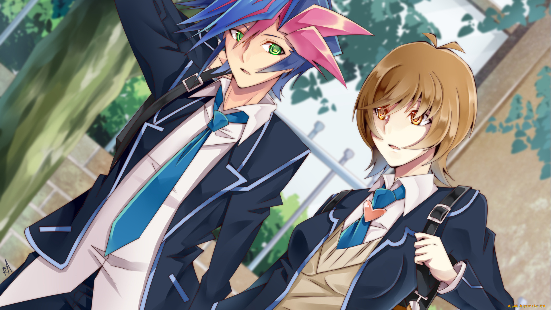 аниме, yu-gi-oh, zaizen, aoi, fujiki, yuusaku