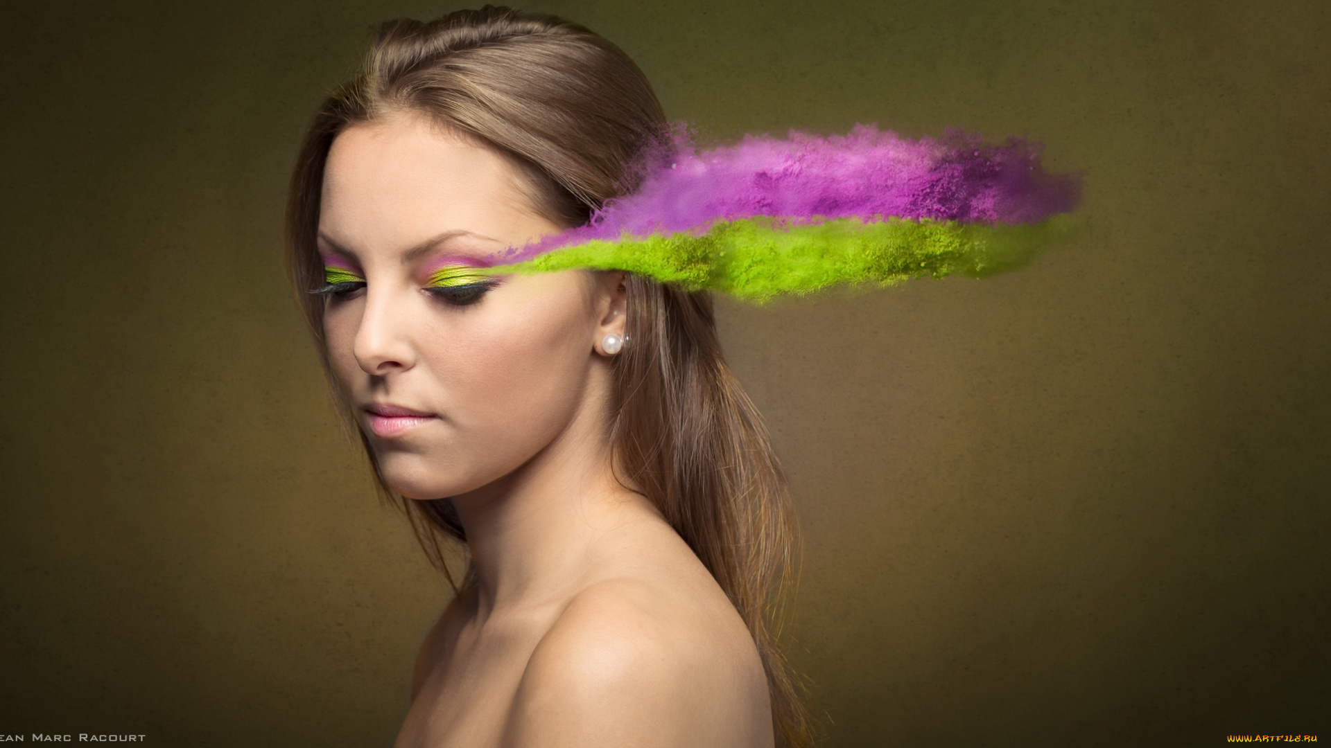 девушки, -unsort, , креатив, макияж, девушка, holy