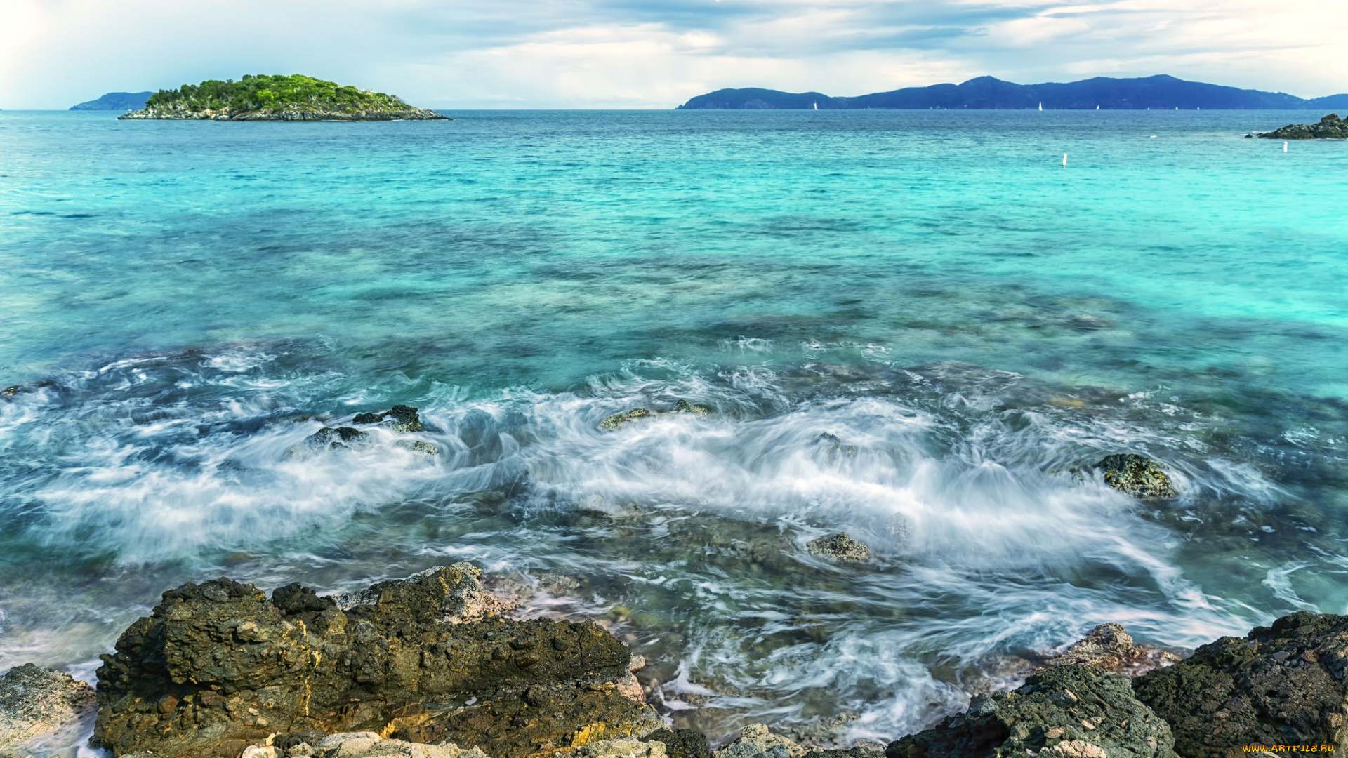 природа, моря, океаны, простор