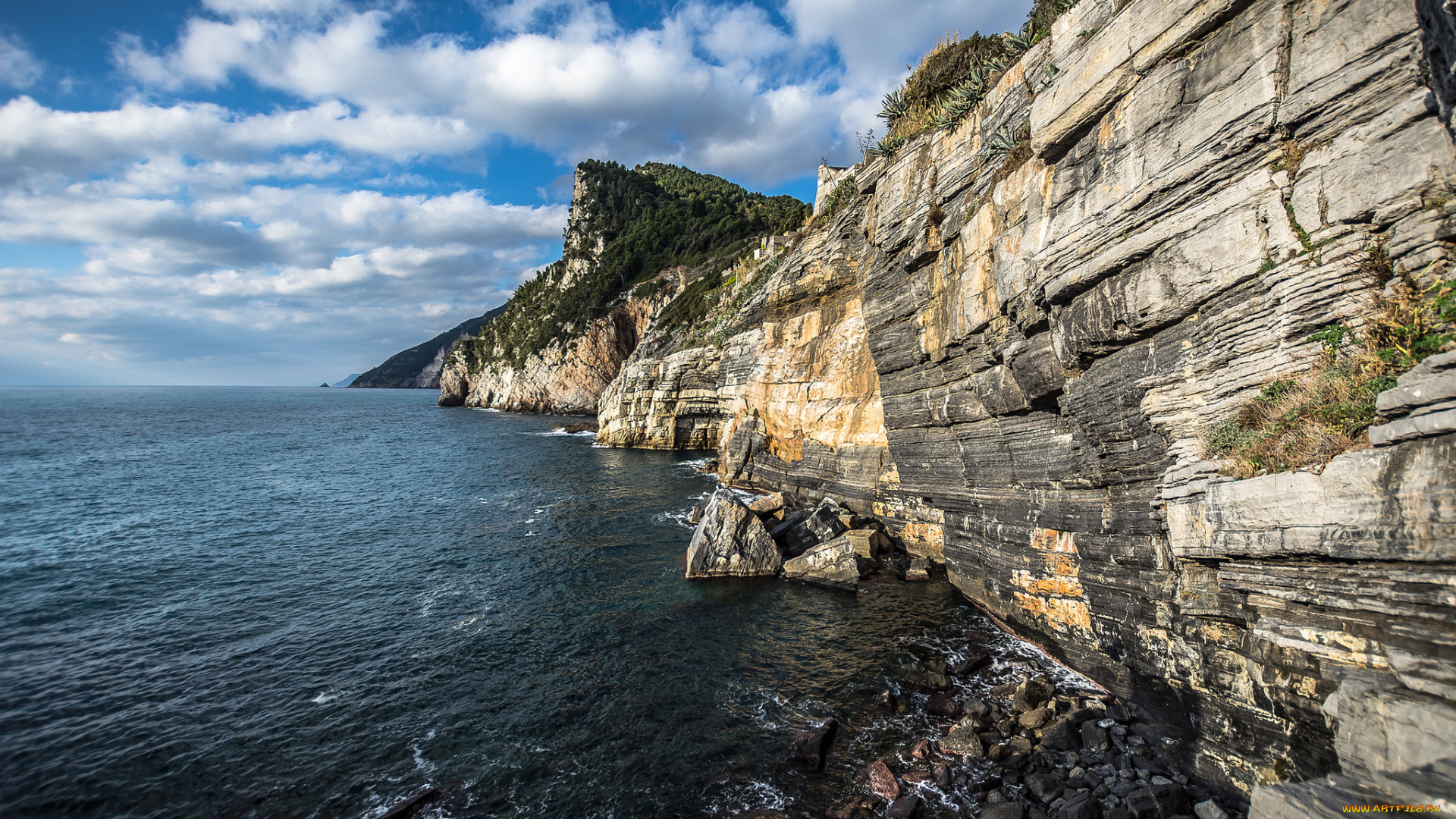 природа, побережье, простор