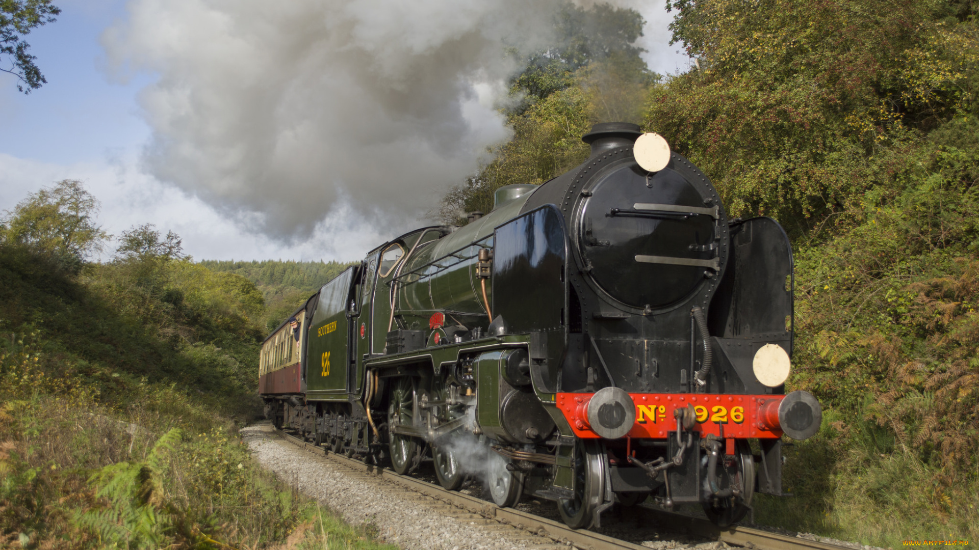 техника, паровозы, состав, локомотив