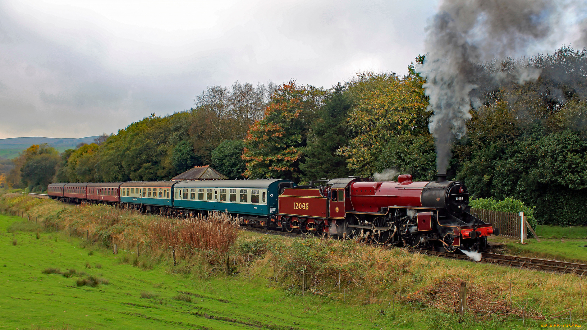 техника, паровозы, состав, локомотив