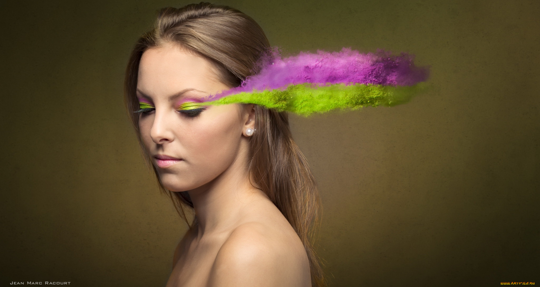 девушки, -unsort, , креатив, макияж, девушка, holy