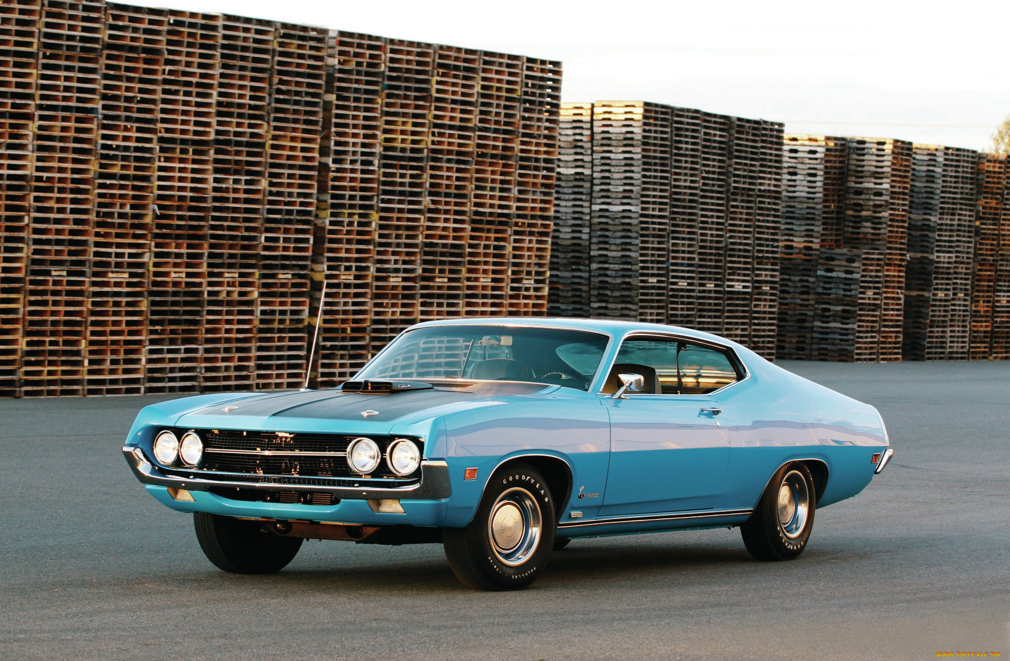 1970-ford-torino, 429, cobra, автомобили, ford