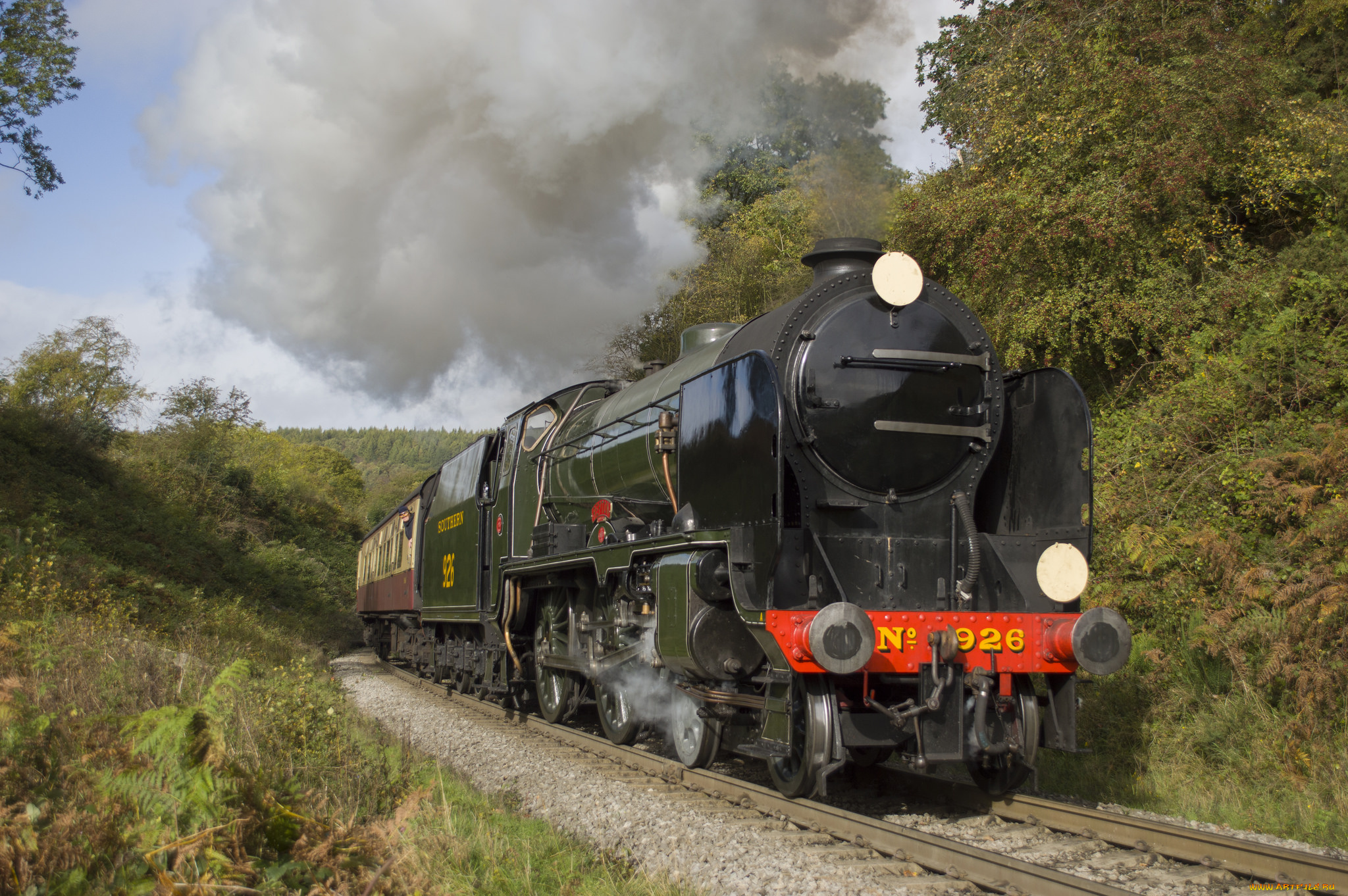 техника, паровозы, состав, локомотив