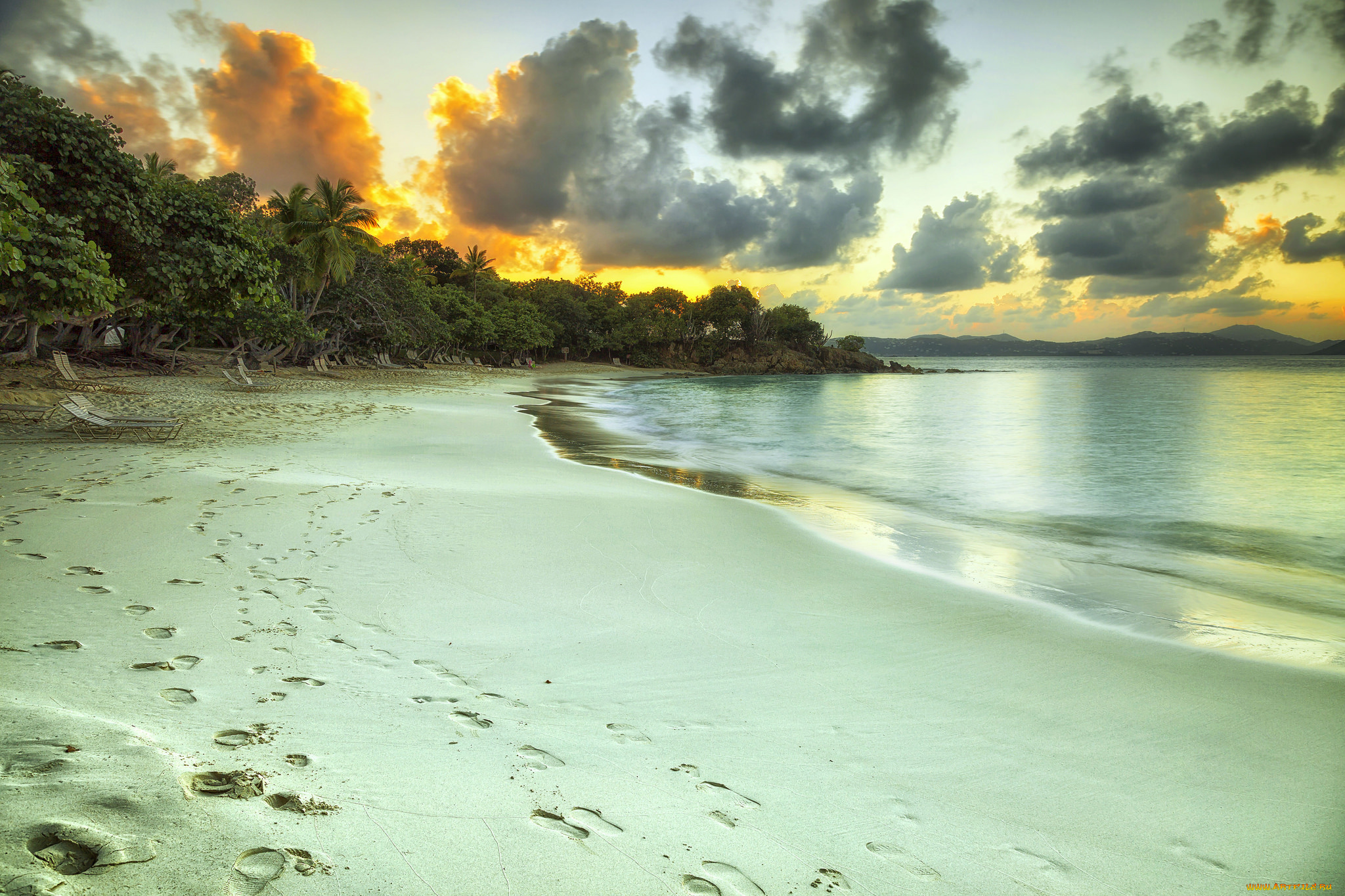 природа, тропики, простор