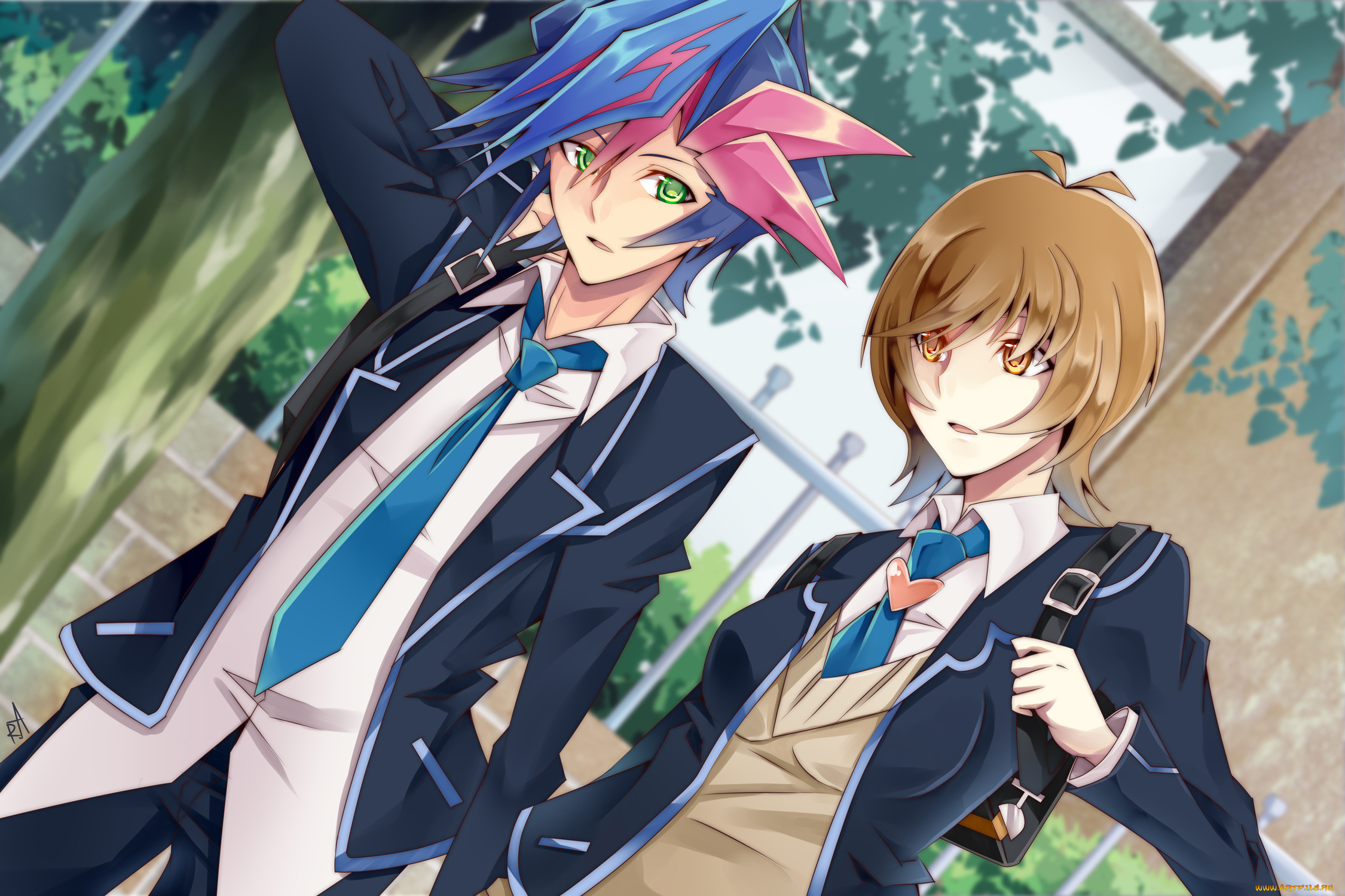 аниме, yu-gi-oh, zaizen, aoi, fujiki, yuusaku