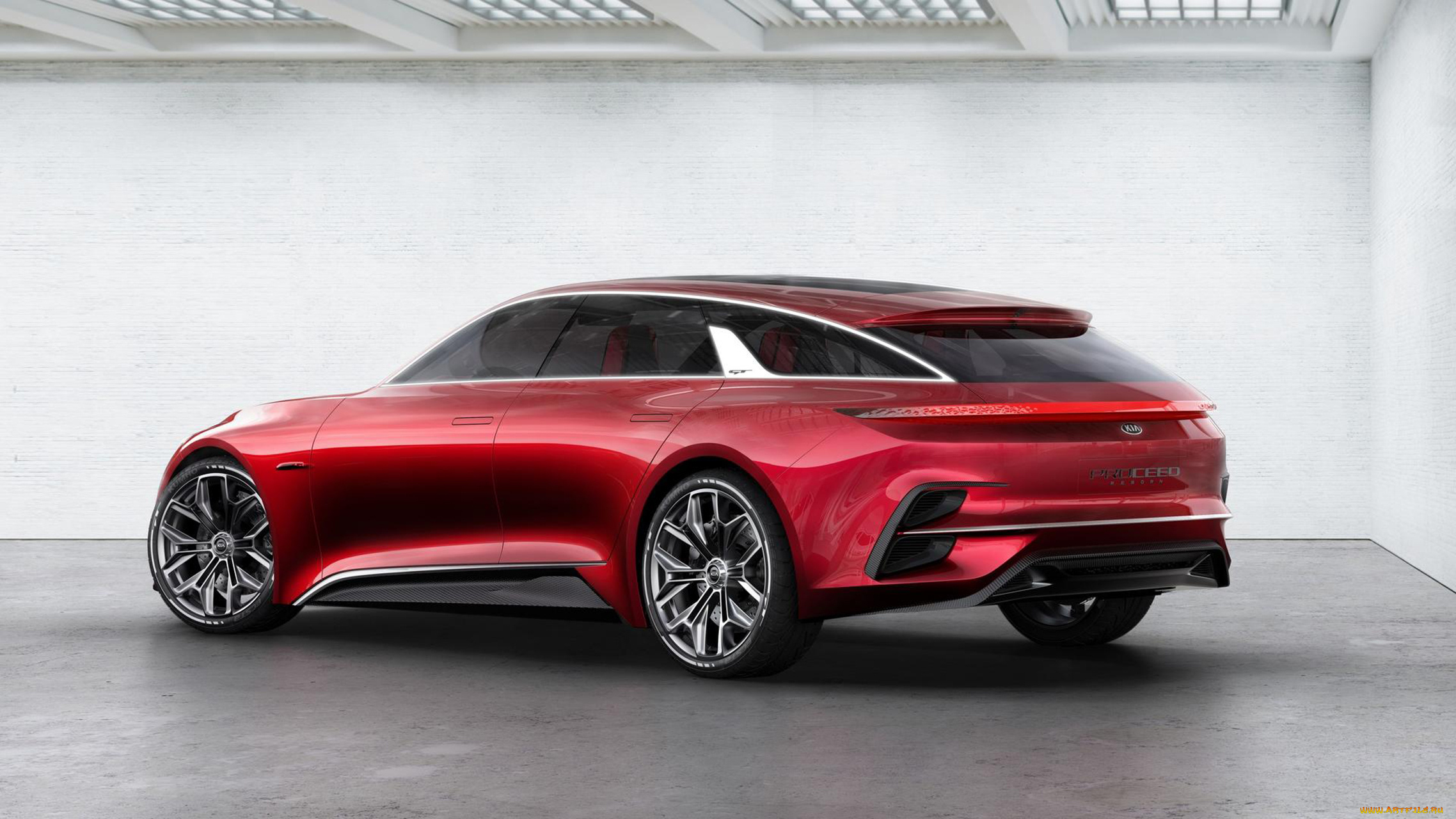 kia, proceed, concept, 2017, автомобили, kia, proceed, красный, 2017, concept
