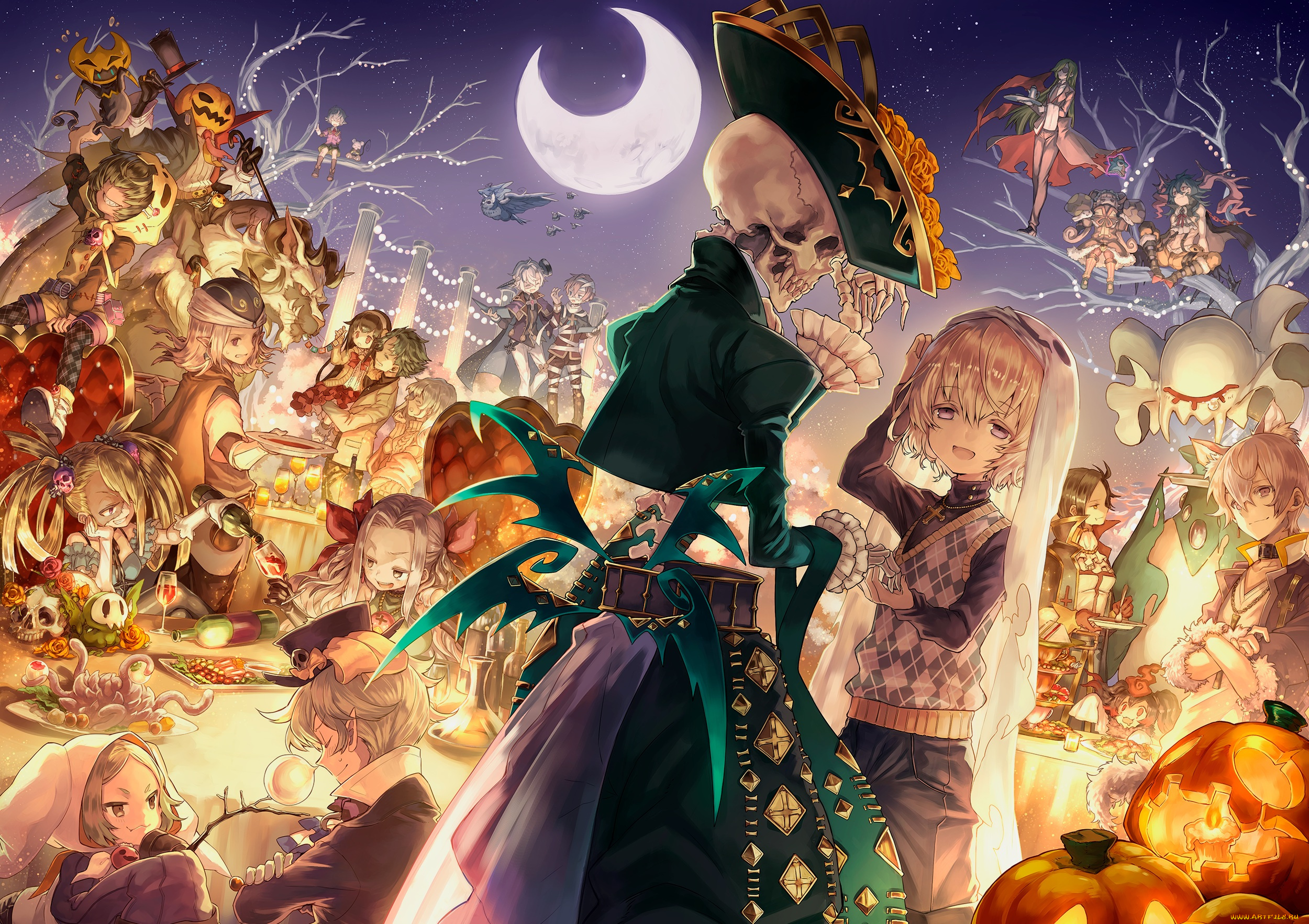 аниме, магия, , колдовство, , halloween, merc, storia