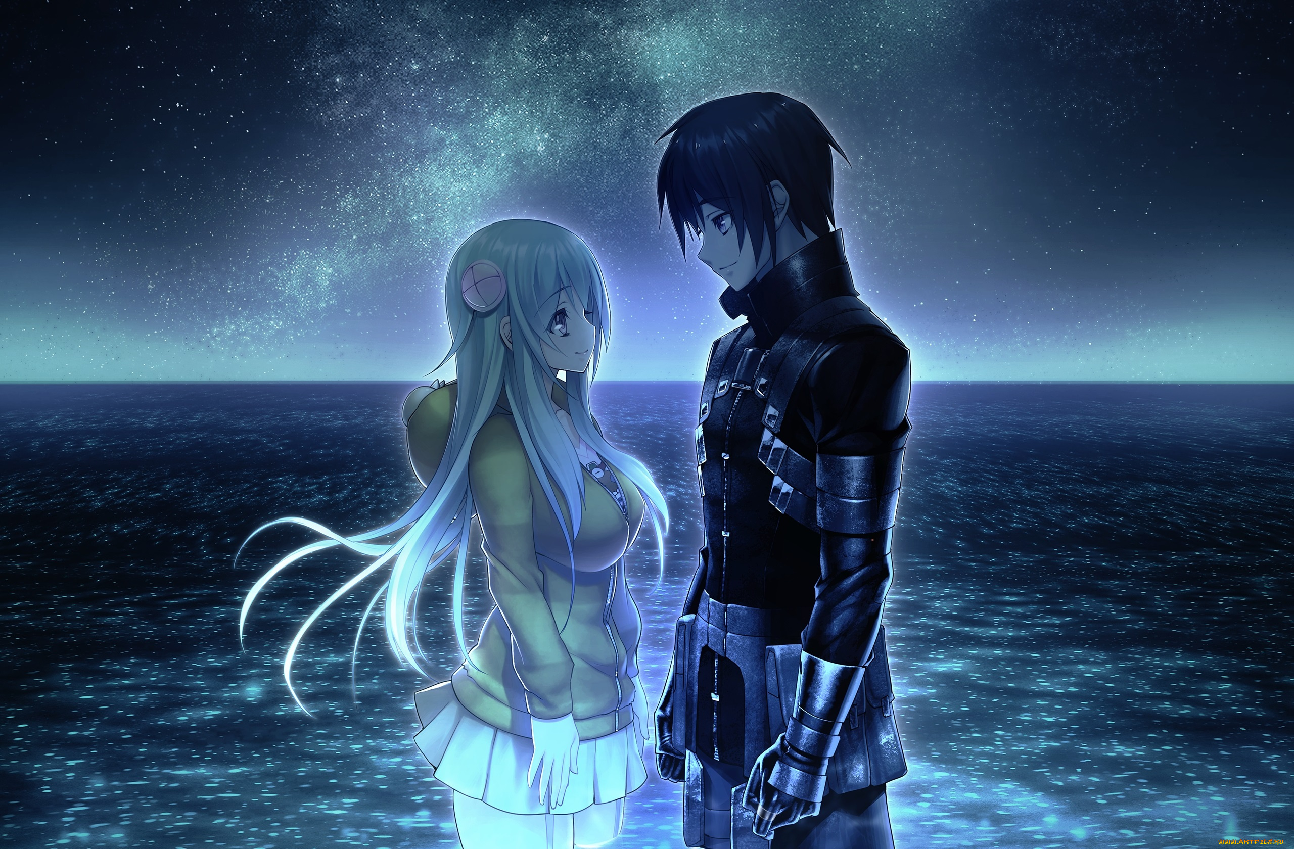 аниме, tokyo, necro, двое