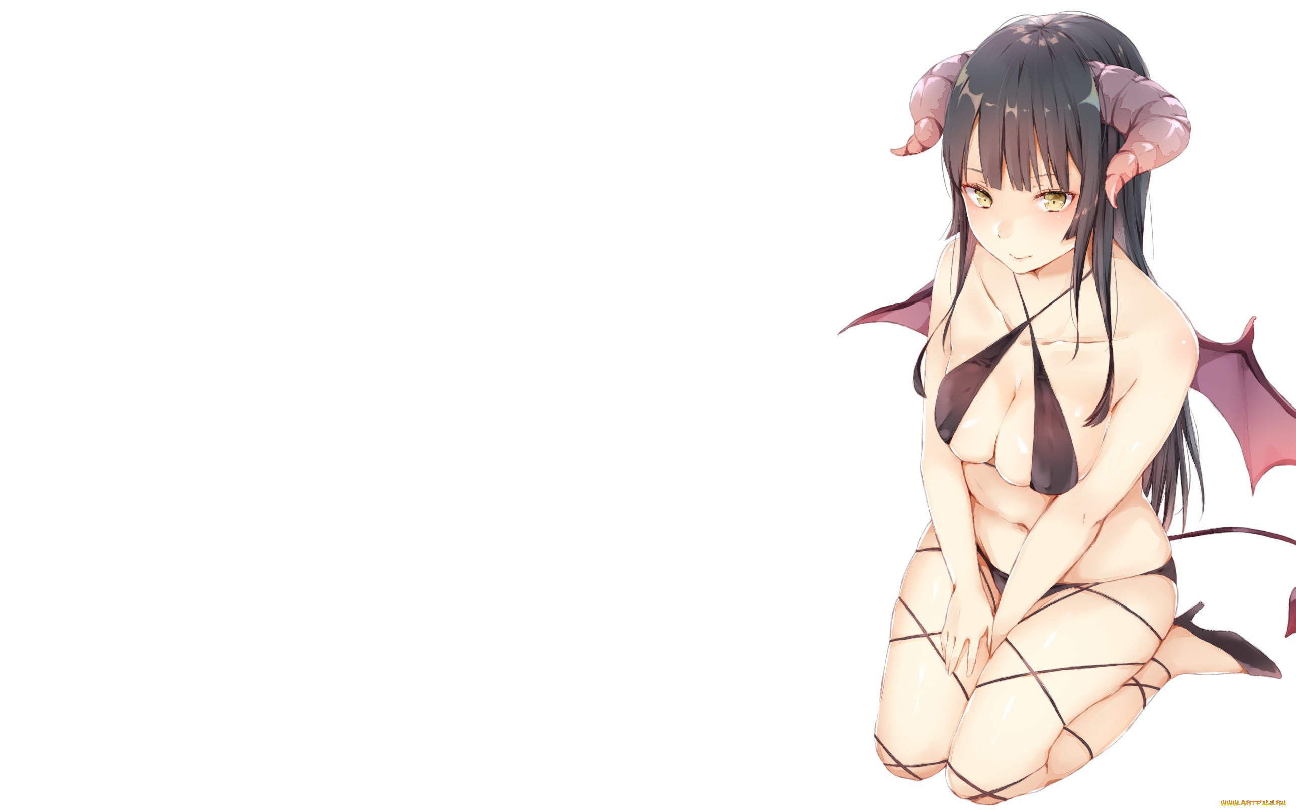 аниме, ангелы, , демоны, succubus, manga, chest, demon, moe, large, big, boobs, japonese, bishojo, kawaii