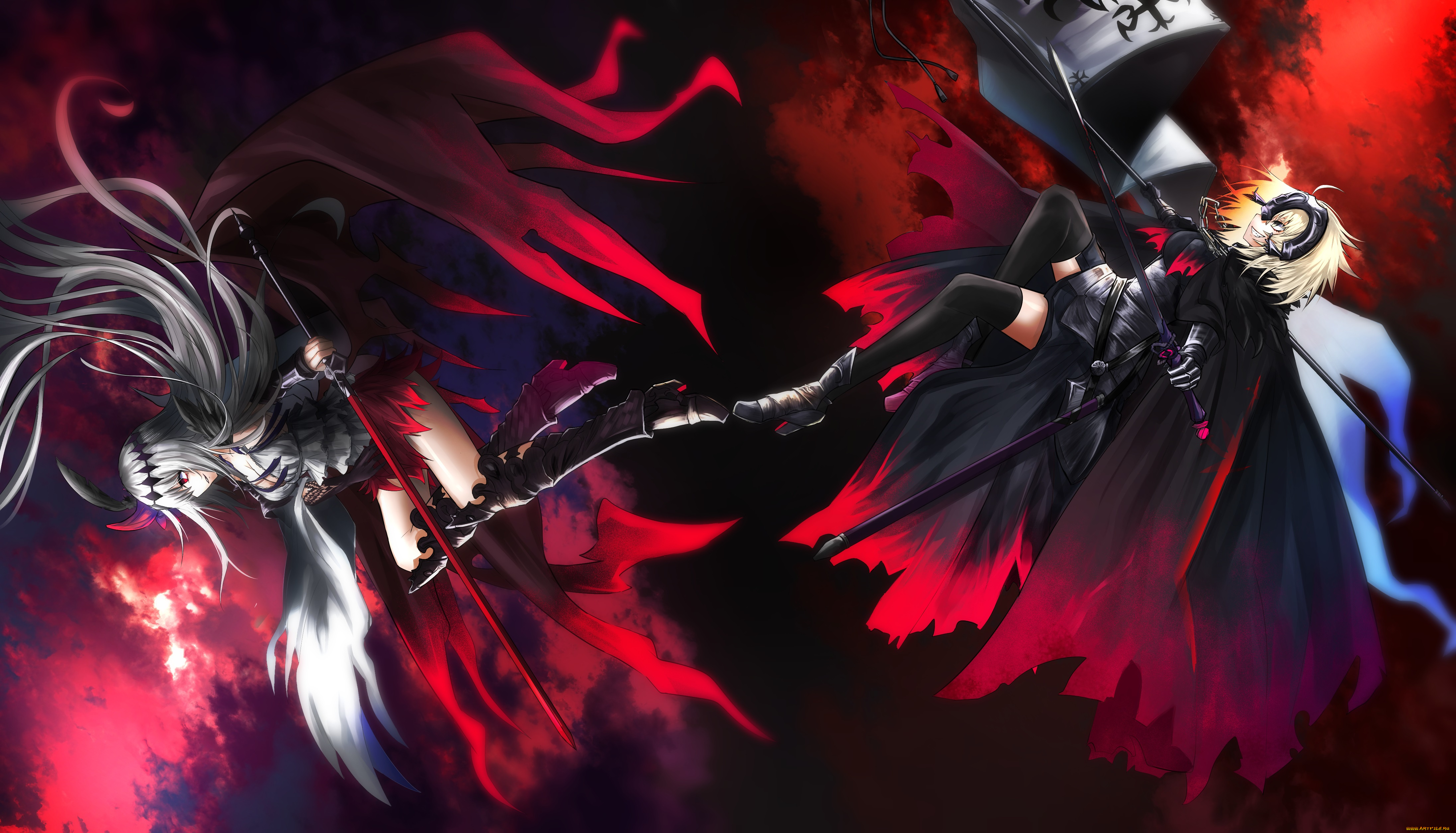 аниме, fate, stay, night, jeanne, alter