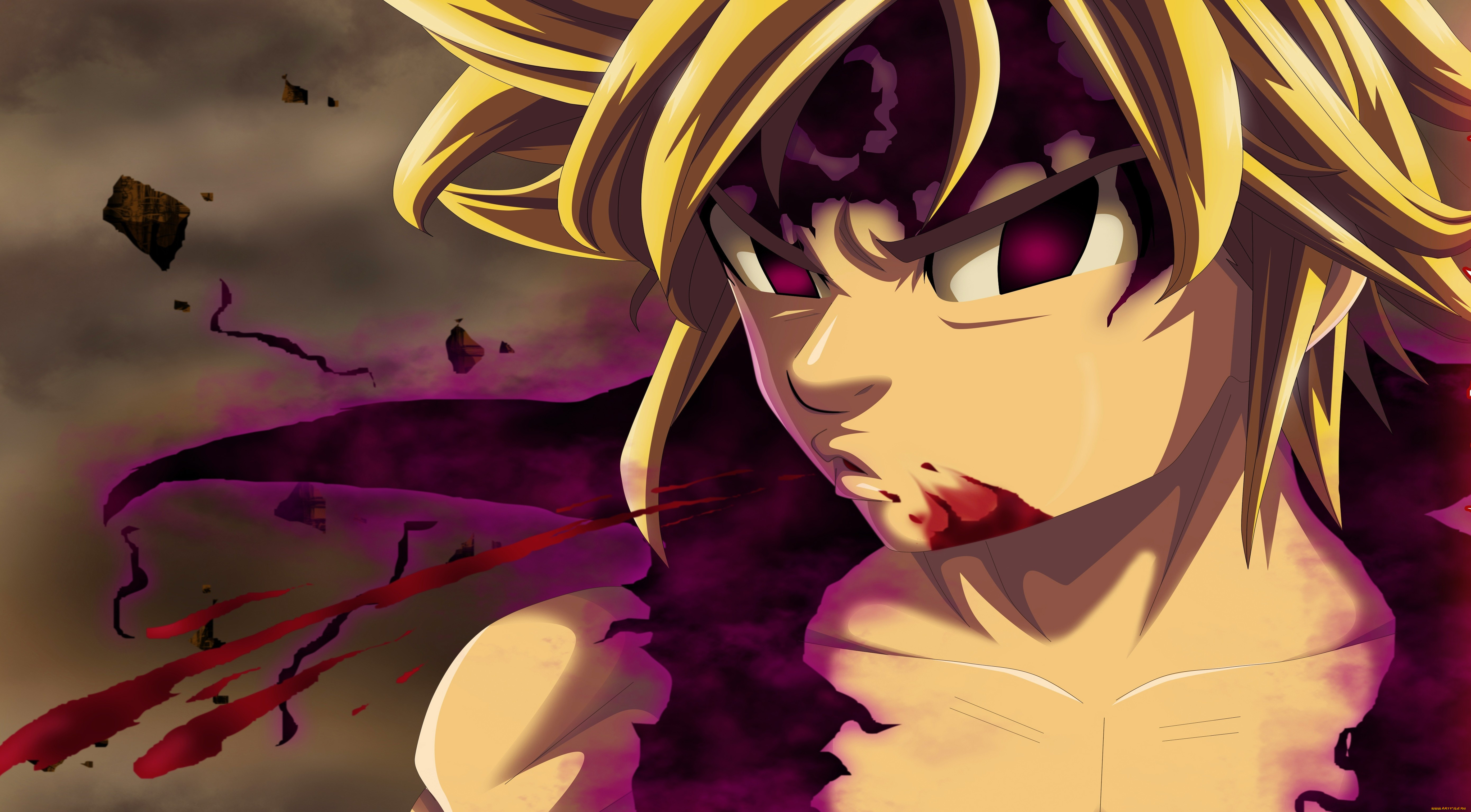 аниме, nanatsu, no, taizai, the, seven, deadly