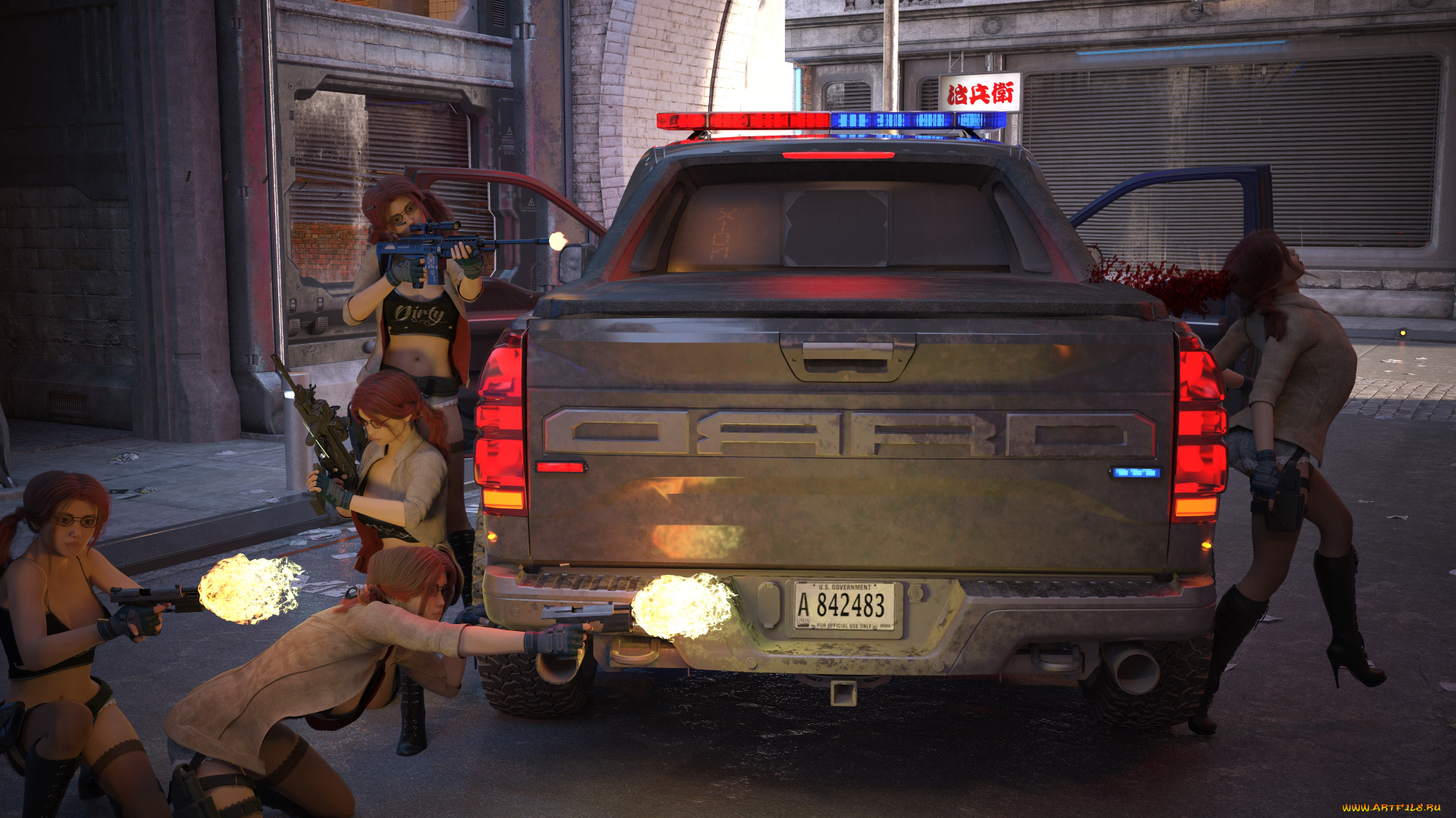 3д, графика, фантазия, , fantasy, фон, взгляд, девушки