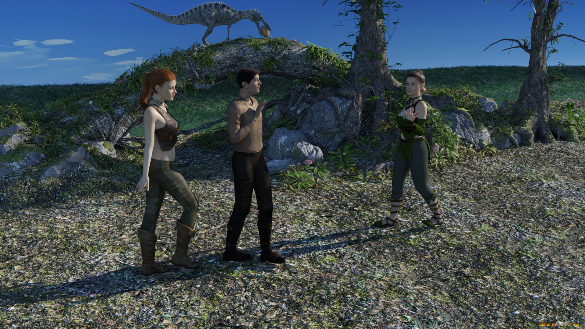 3д, графика, фантазия, , fantasy, взгляд, девушка, фон