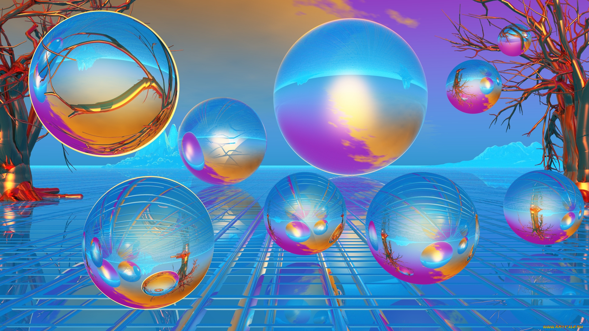 3д, графика, шары, , balls, фон, шары