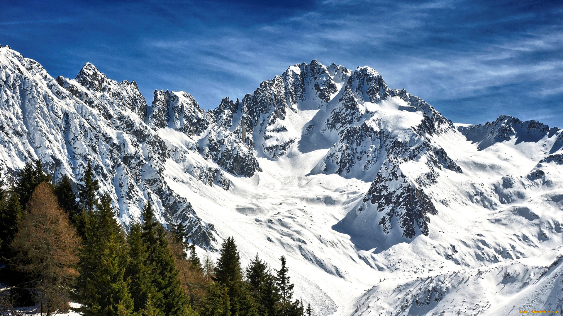 природа, горы, простор