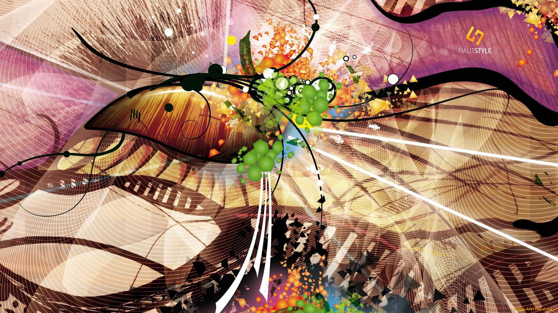 векторная, графика, -графика, , graphics, сеть, линии, цвета