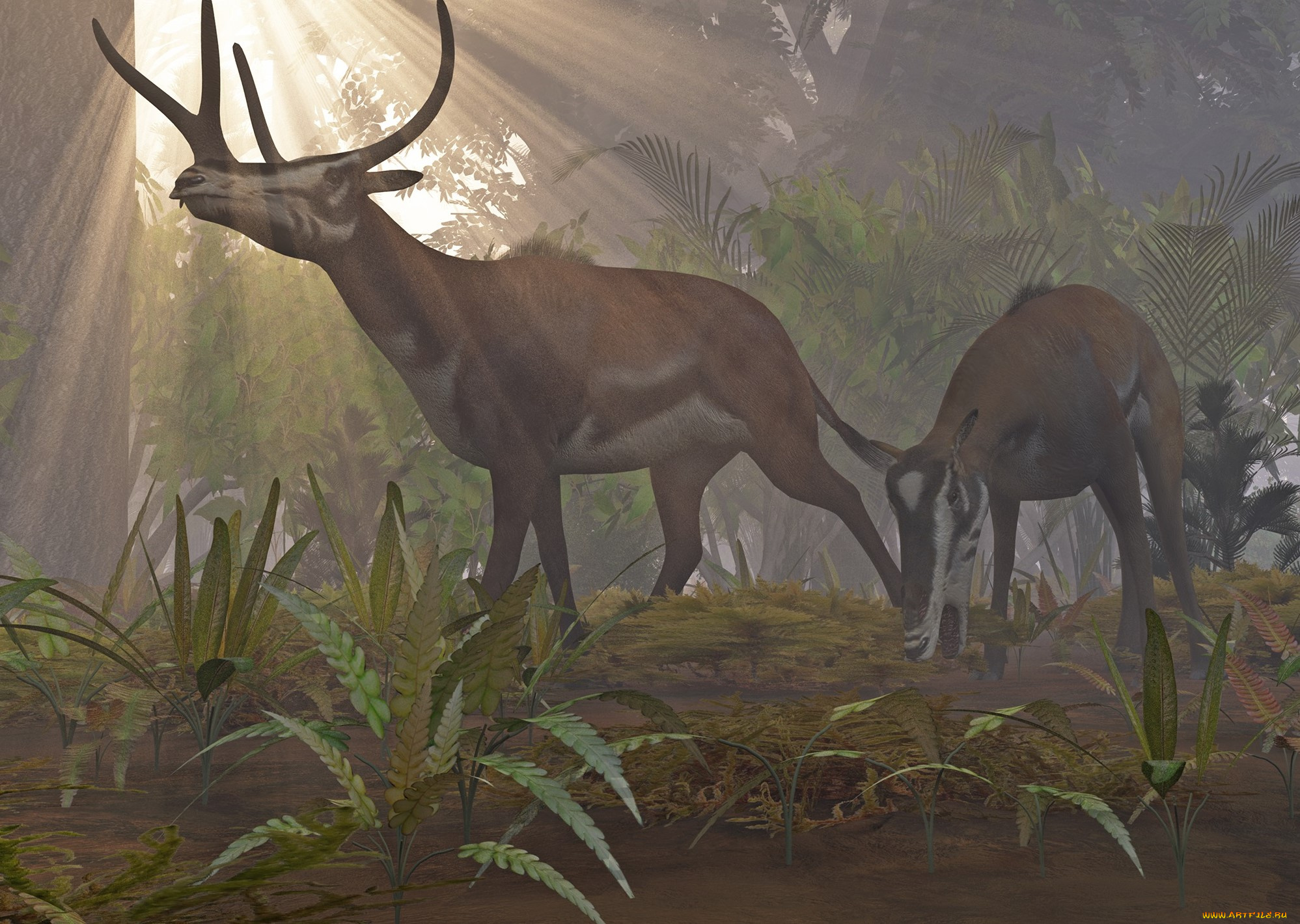 3д, графика, животные, , animals, животные