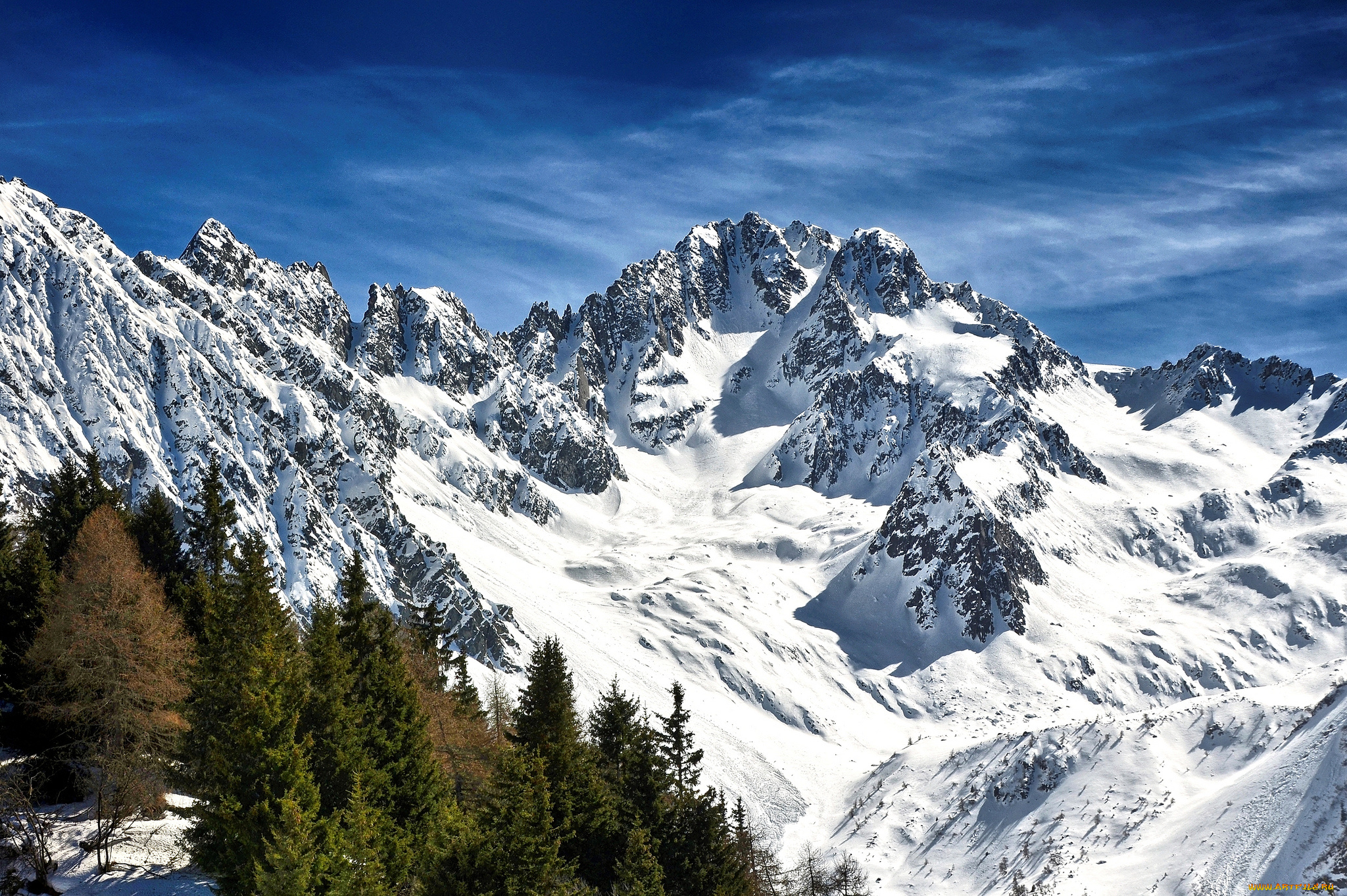 природа, горы, простор