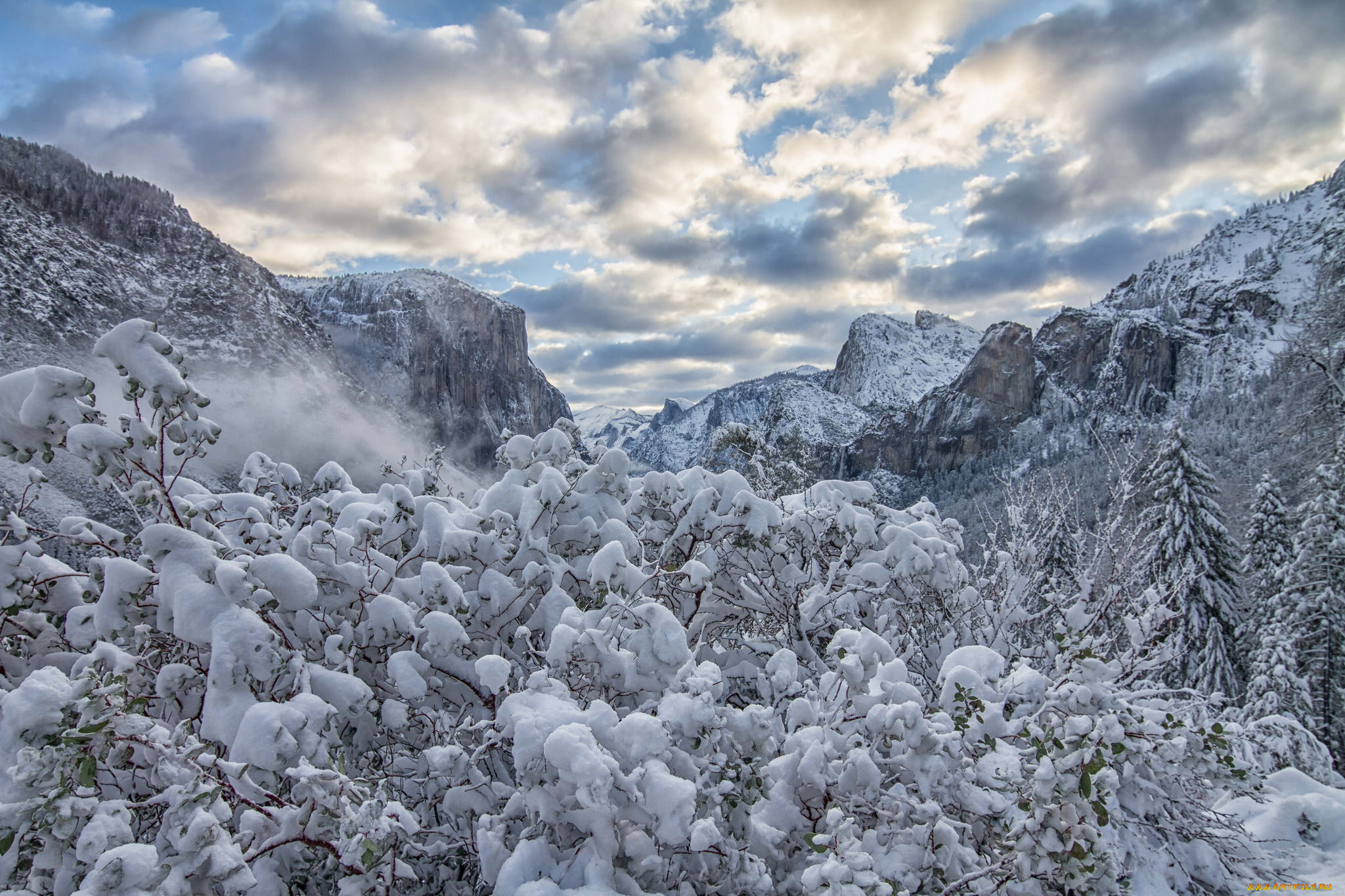 природа, горы, простор