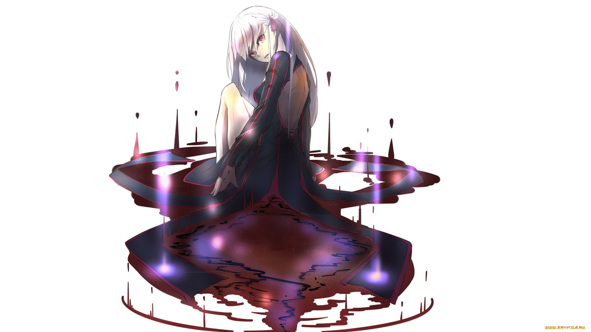 аниме, fate, stay, night, , grand, order, , apocrypha, девушка, лужа