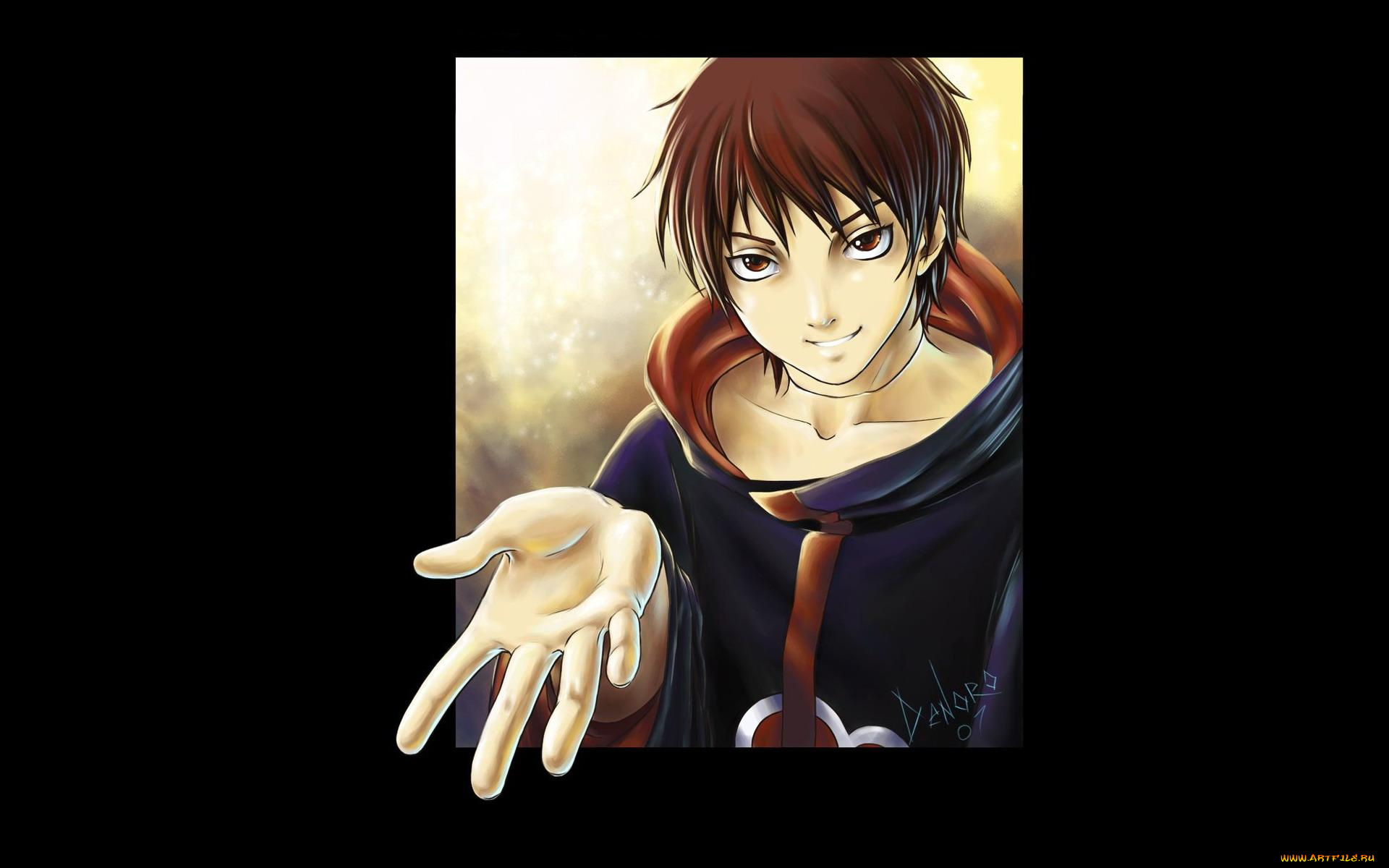 аниме, naruto, сасори, акатсуна, плащ, жест, акацки