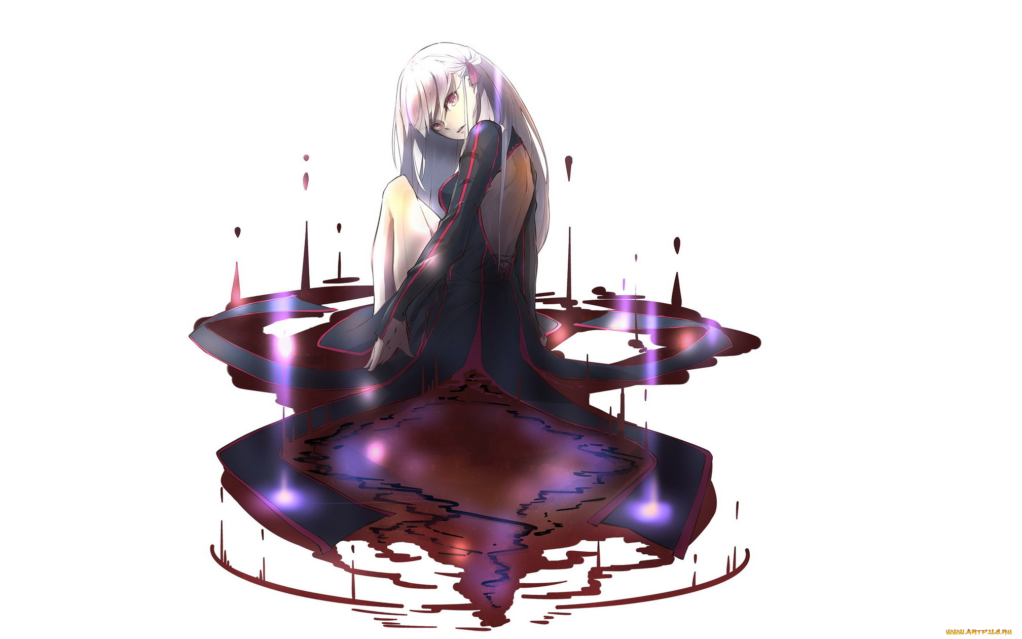 аниме, fate, stay, night, , grand, order, , apocrypha, девушка, лужа