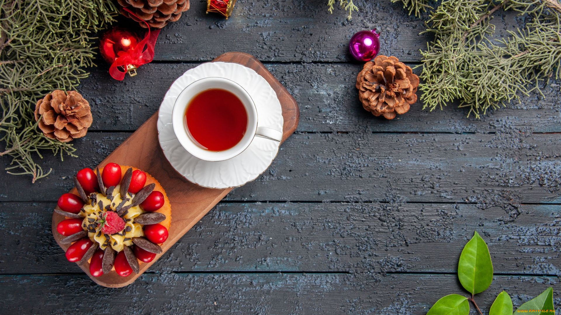 еда, напитки, , чай, шишки, чай, пирожное