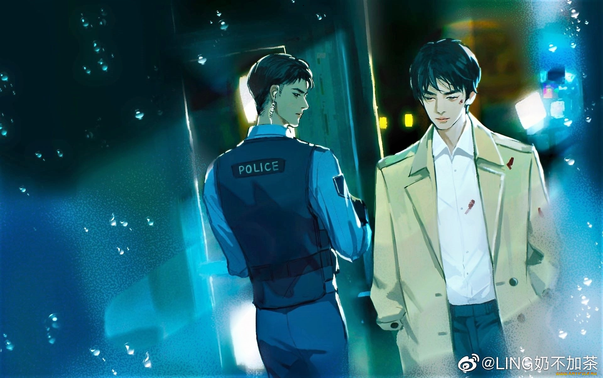 рисованное, кино, , мультфильмы, ван, ибо, сяо, чжань, чэнь, юй, полицейский, гу, вей