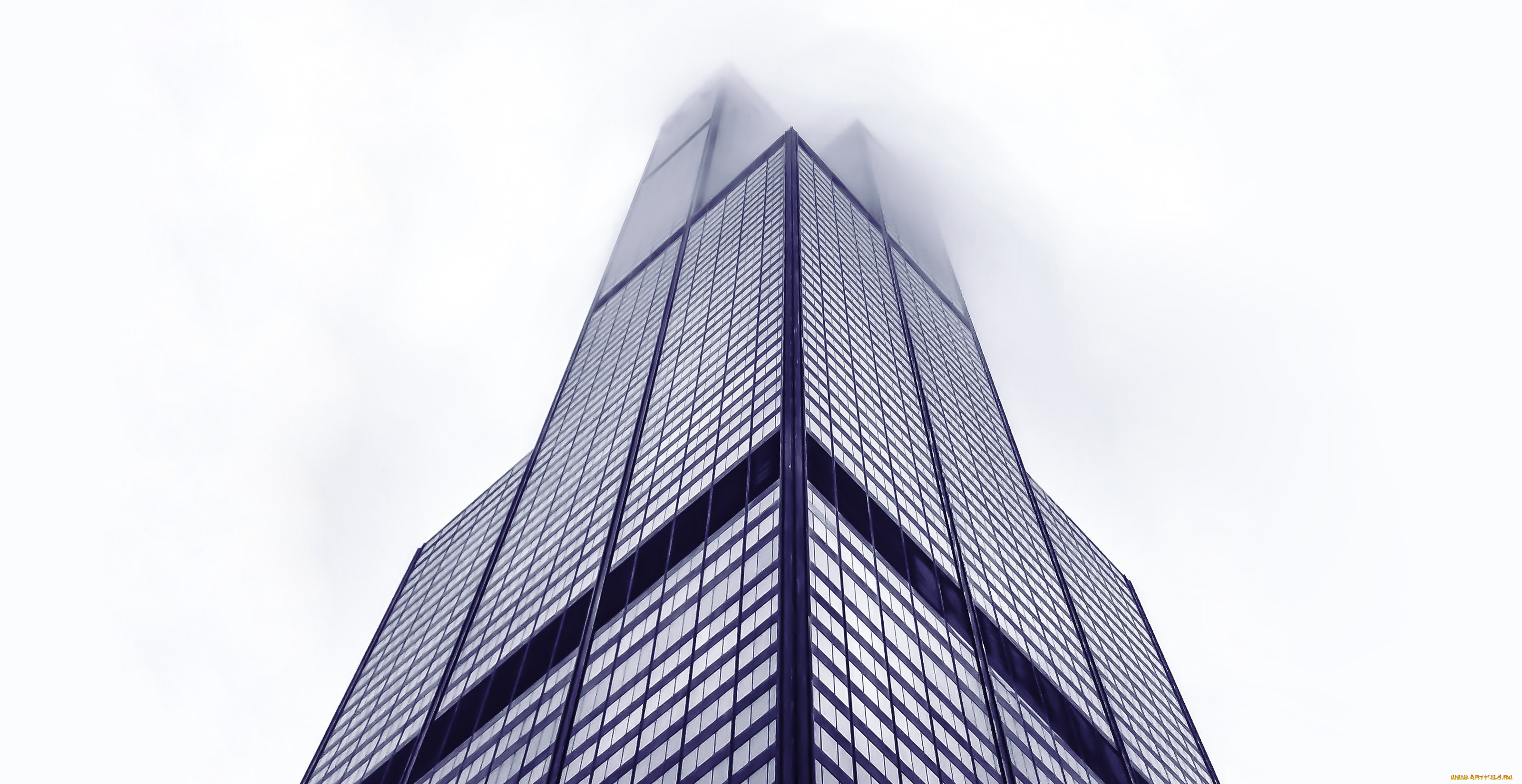 города, чикаго, , сша, здание, небоскреб, небо, город, вид, червяка, чикаго, низкий, угол, простой, фон