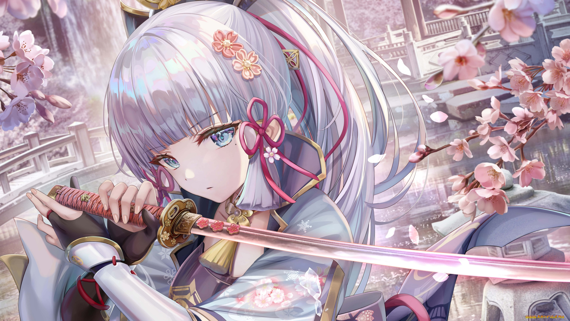 аниме, genshin, impact, девушка