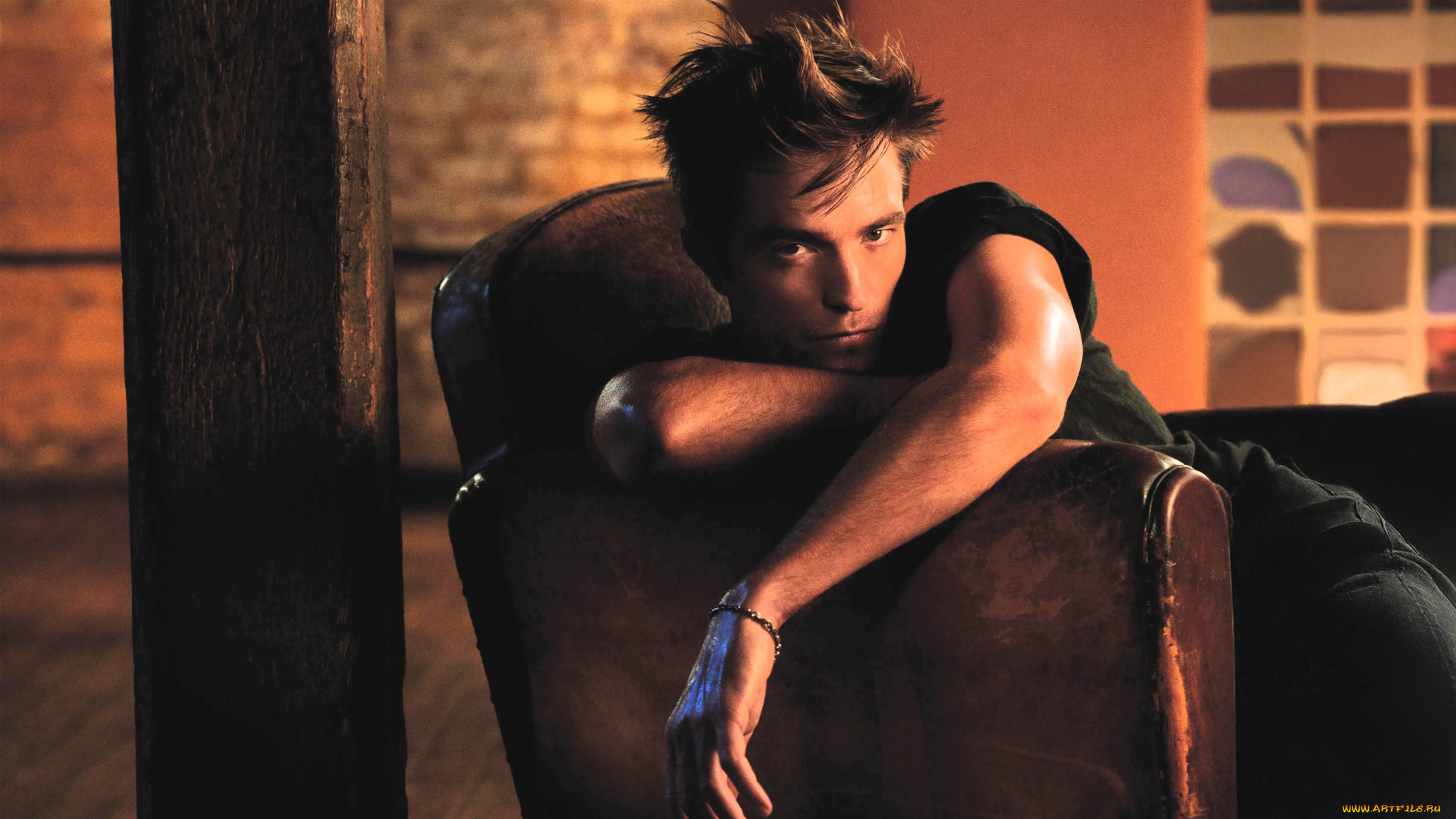 мужчины, robert, pattinson, актер, кресло