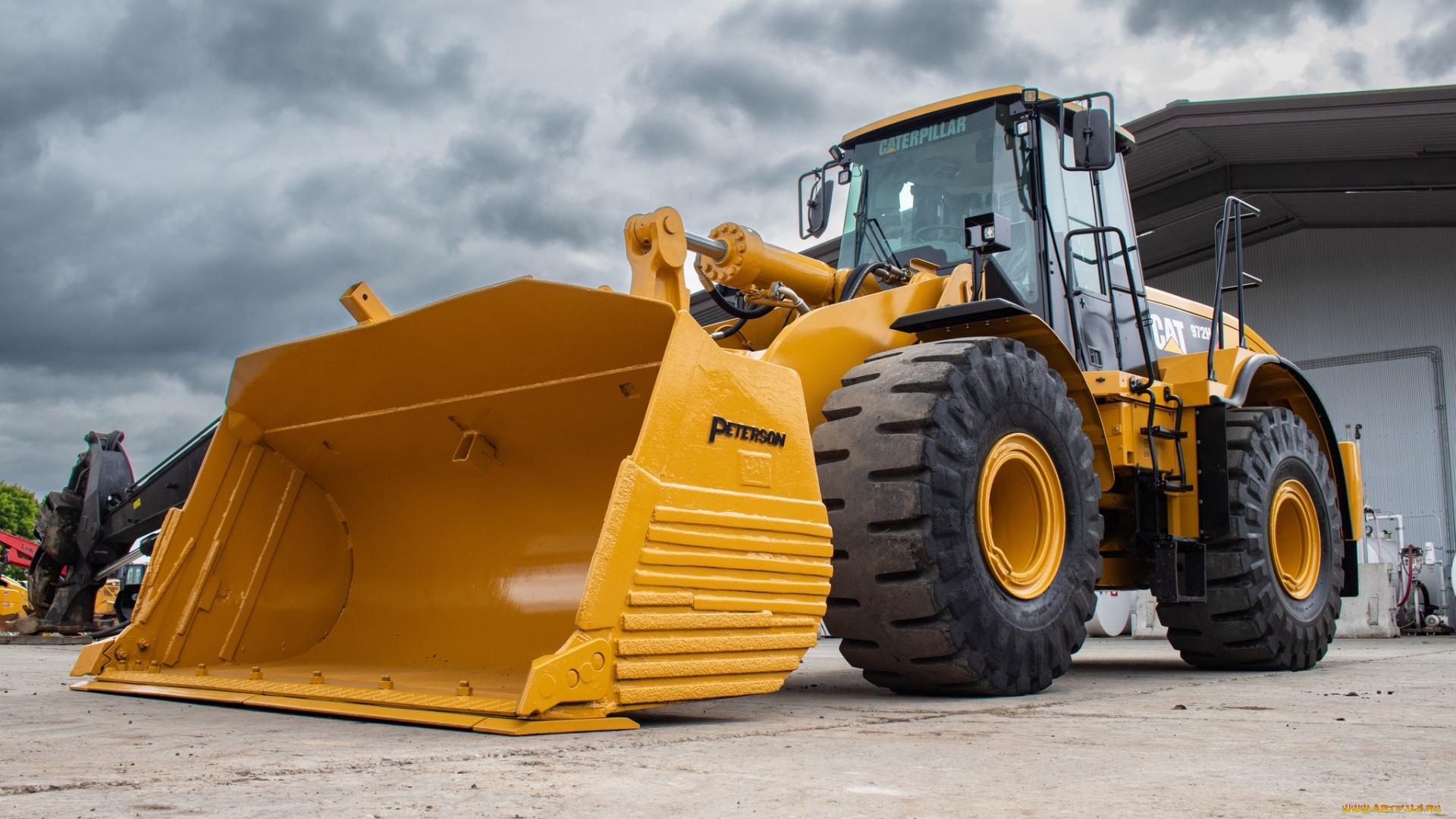 техника, фронтальные, погрузчики, cat