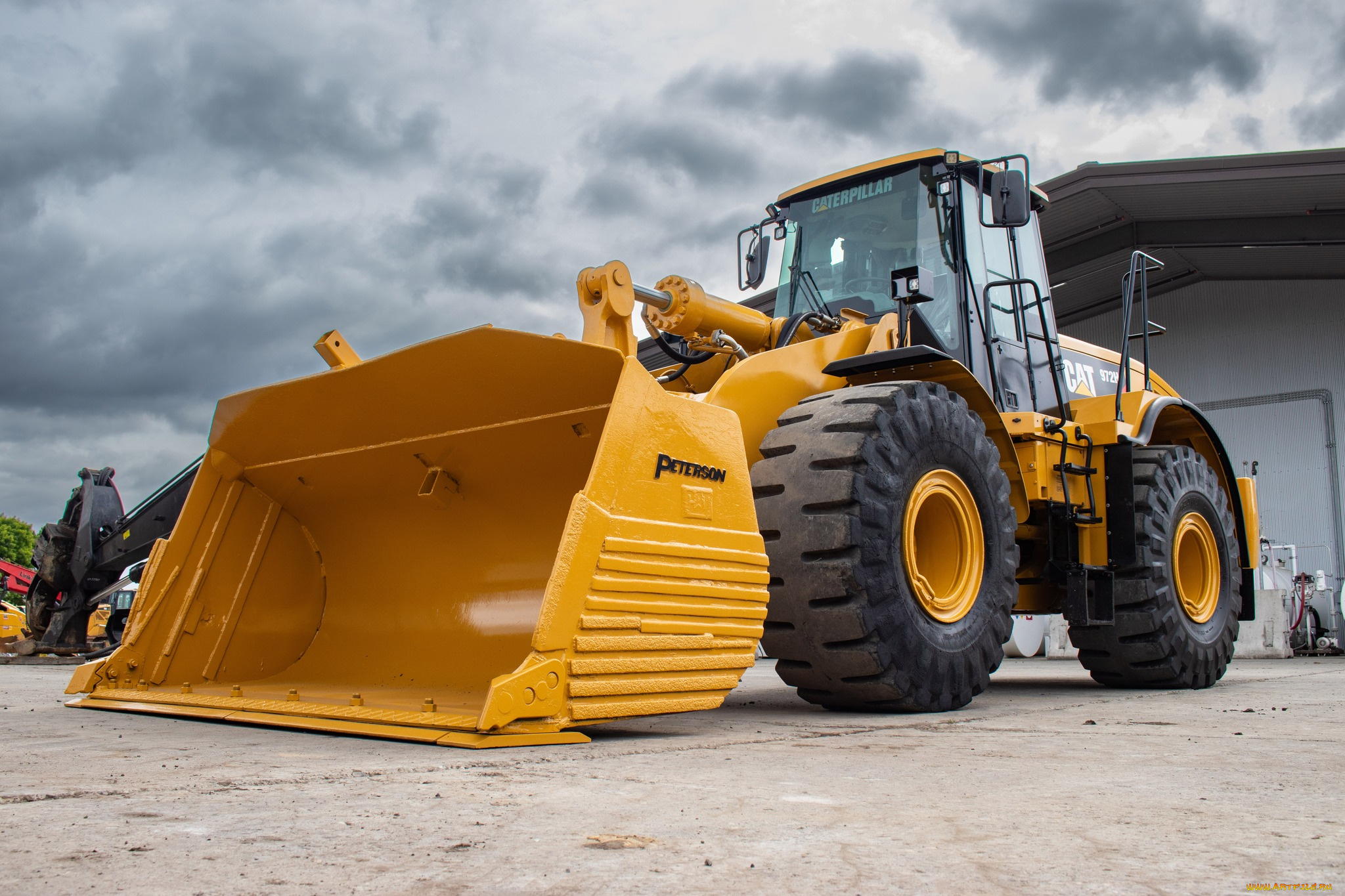 техника, фронтальные, погрузчики, cat