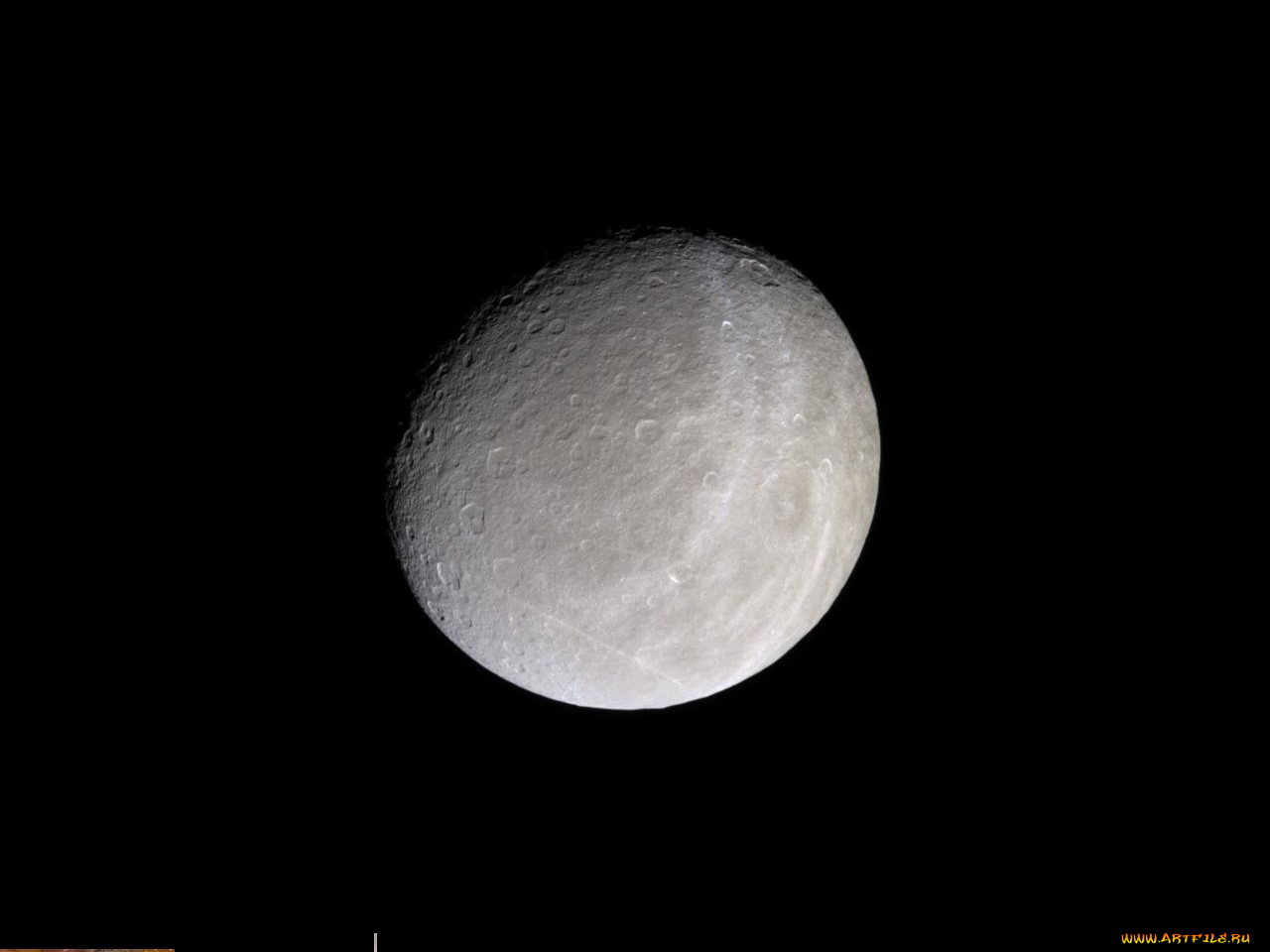 рея, спутник, сатурна, космос, спутники