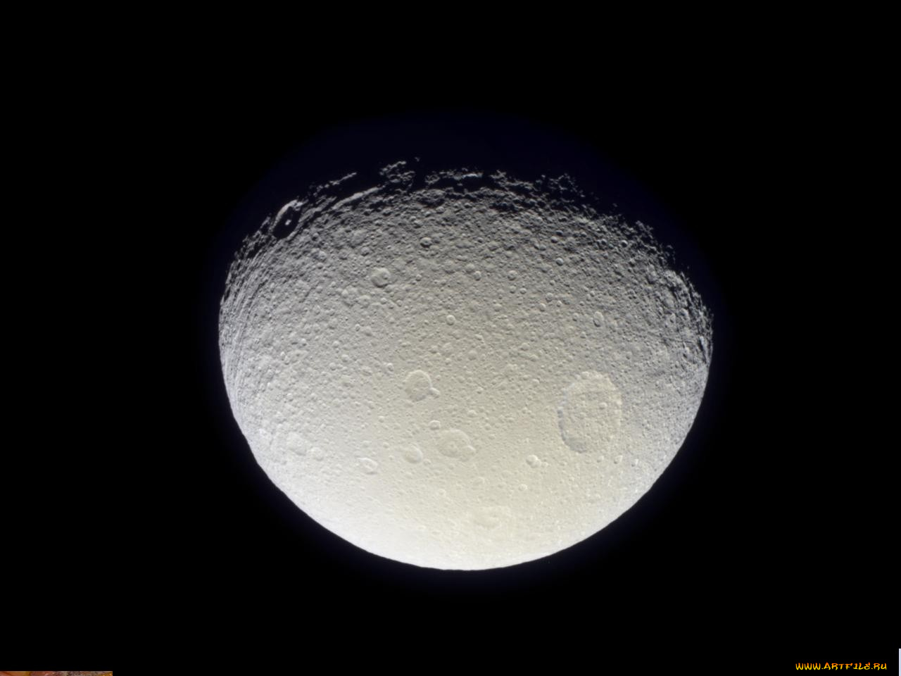 спутник, сатурна, тефия, космос, спутники