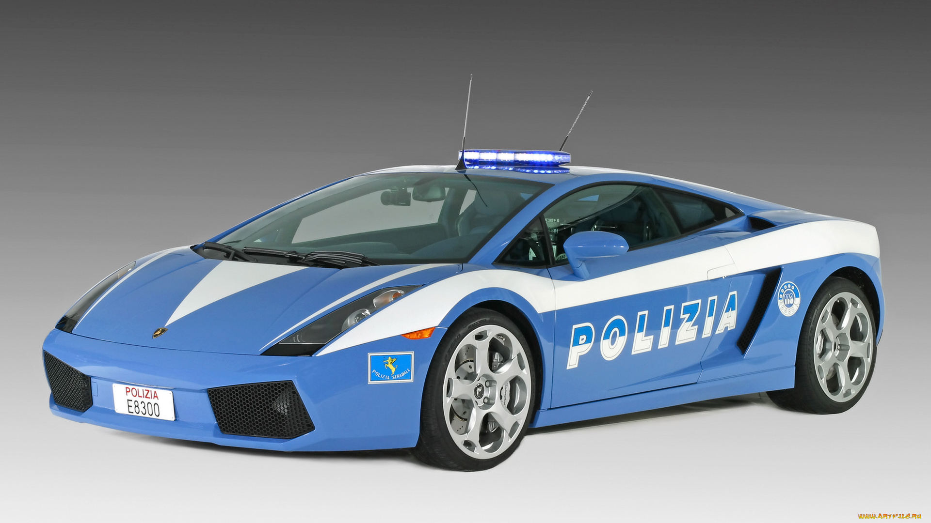 2004, lamborghini, gallardo, italian, state, police, fa, автомобили, полиция