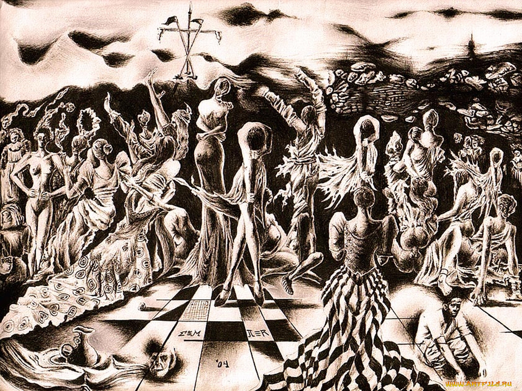 рисованные, люди