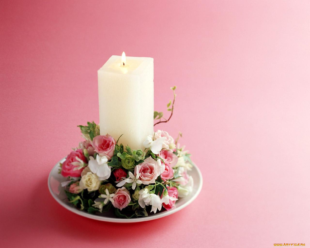 праздничные, новогодние, свечи