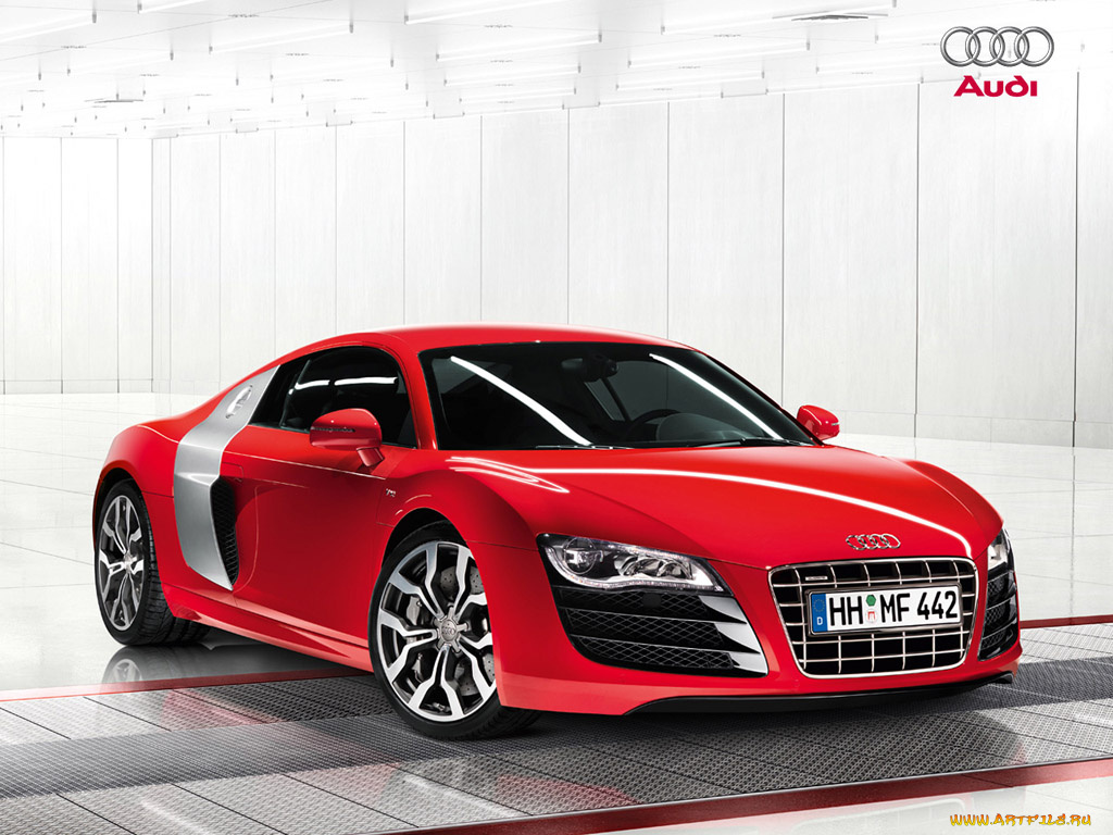 audi, r8, v10, fsi, quattro, 2010, автомобили
