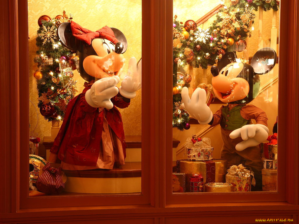 праздничные, новогодние, пейзажи